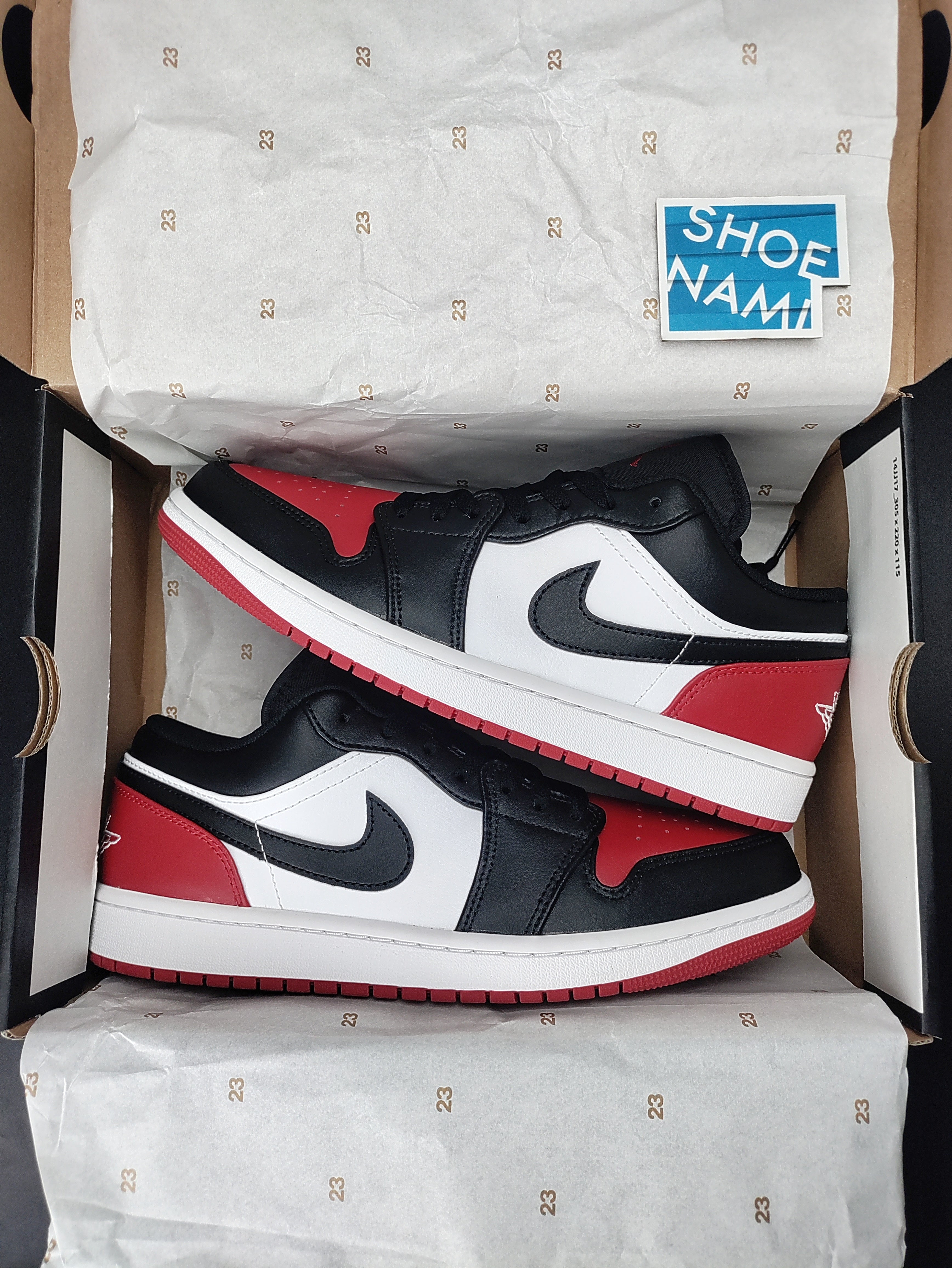 Air Jordan 1 Low 'Bred Toe 2.0'