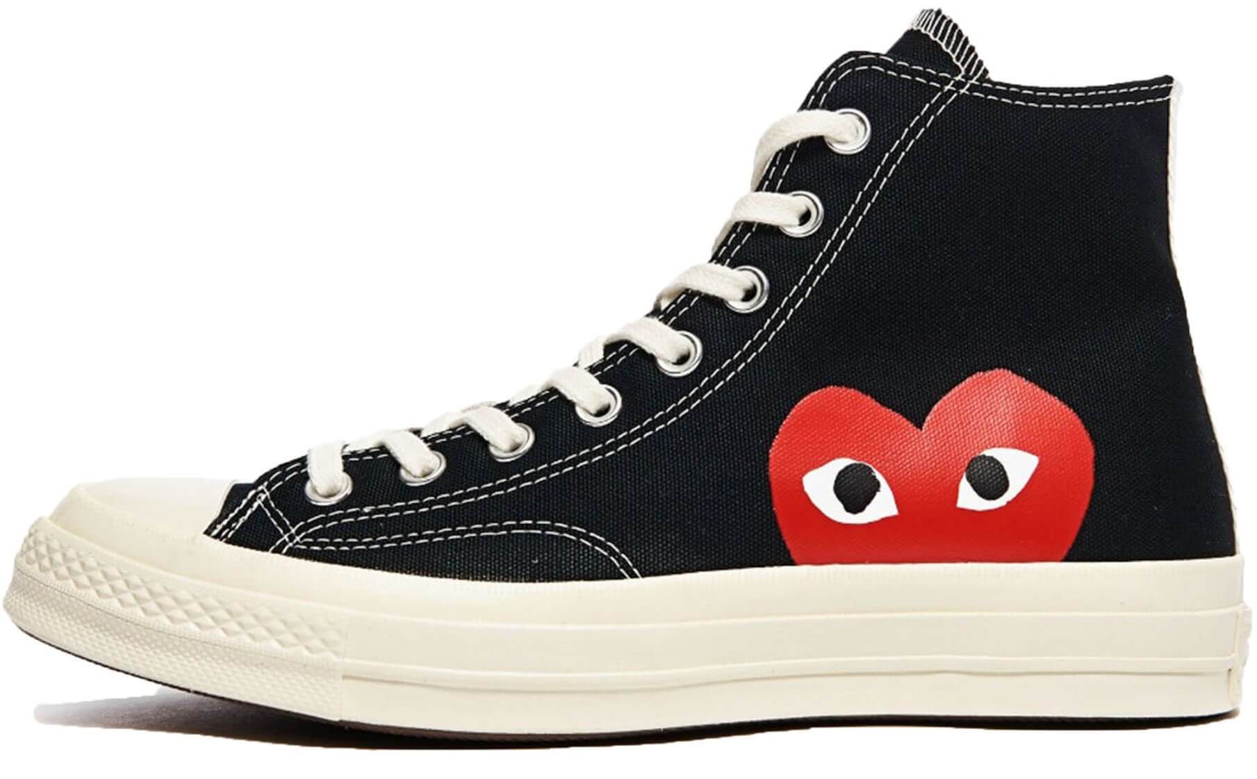 Converse X Comme Des Gar ons CDG Play Chuck Taylor High Top Black