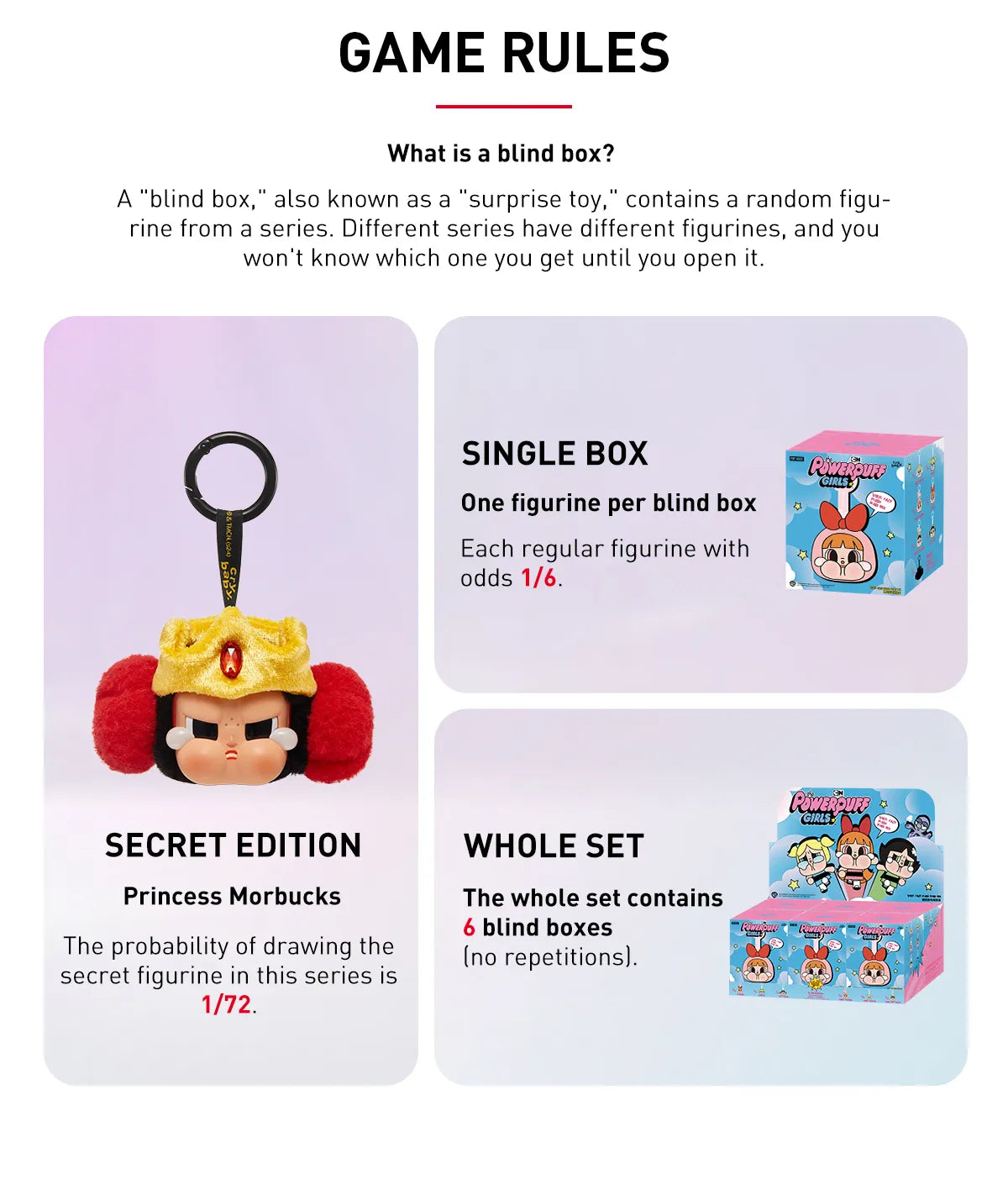 POP MART POWERPUFF GIRLS X CRYBABY KEYCHAIN