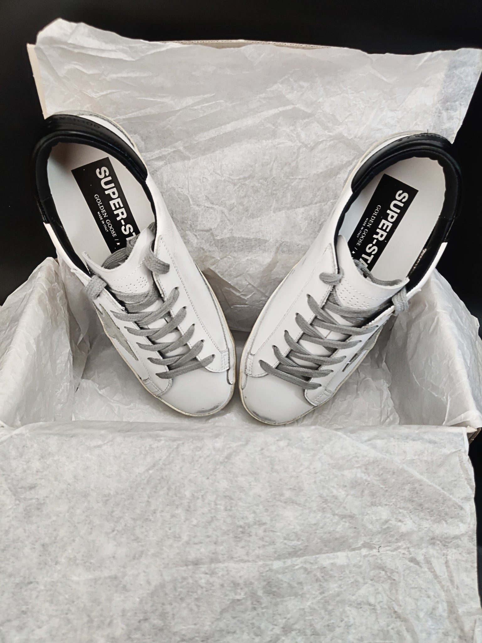 Golden Goose Super-Star 'White Ice Black' (W)