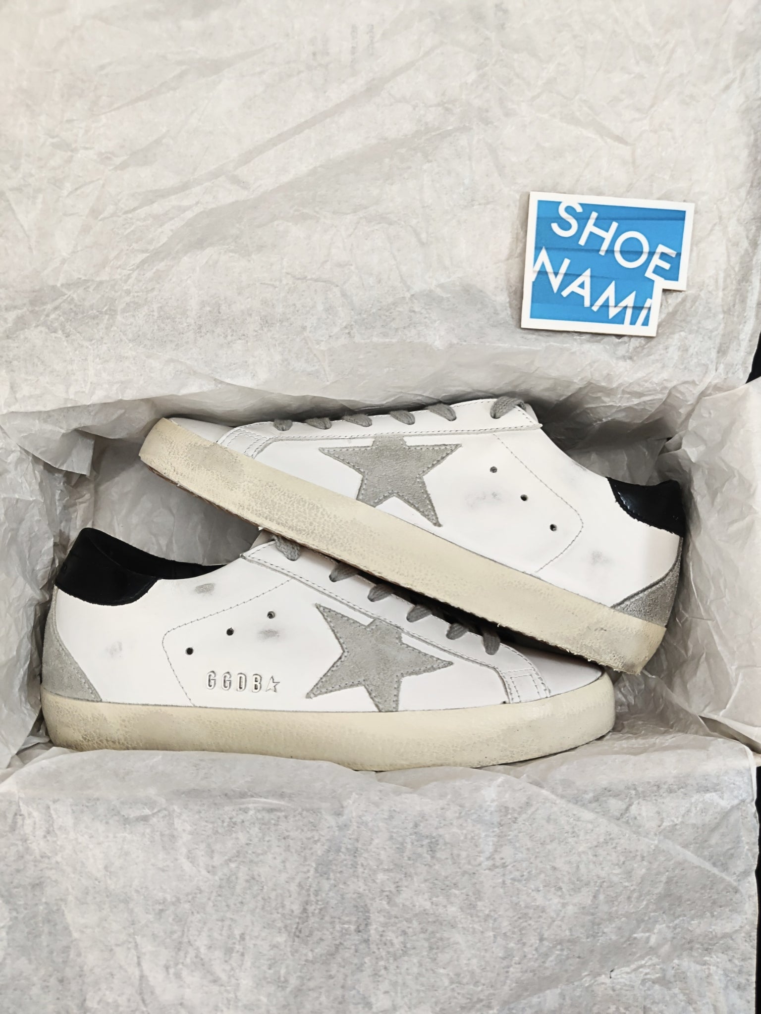 Golden Goose Super-Star 'White Ice Black' (W)