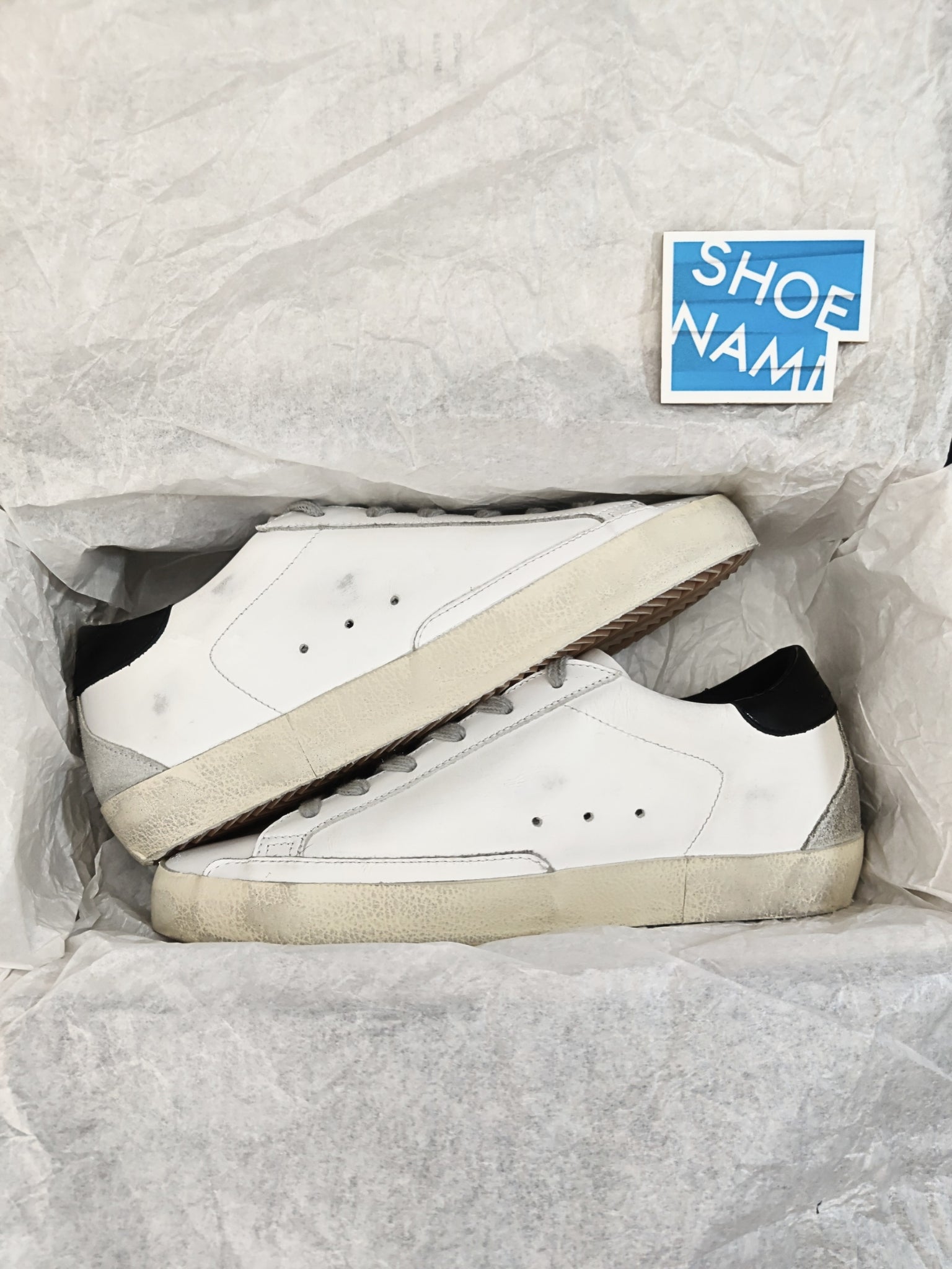 Golden Goose Super-Star 'White Ice Black' (W)
