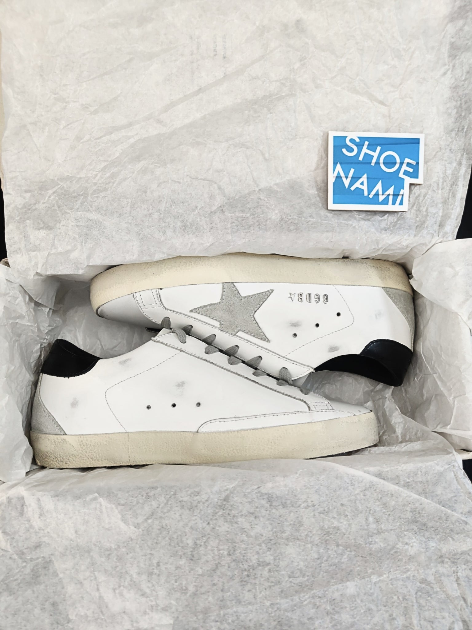 Golden Goose Super-Star 'White Ice Black' (W)