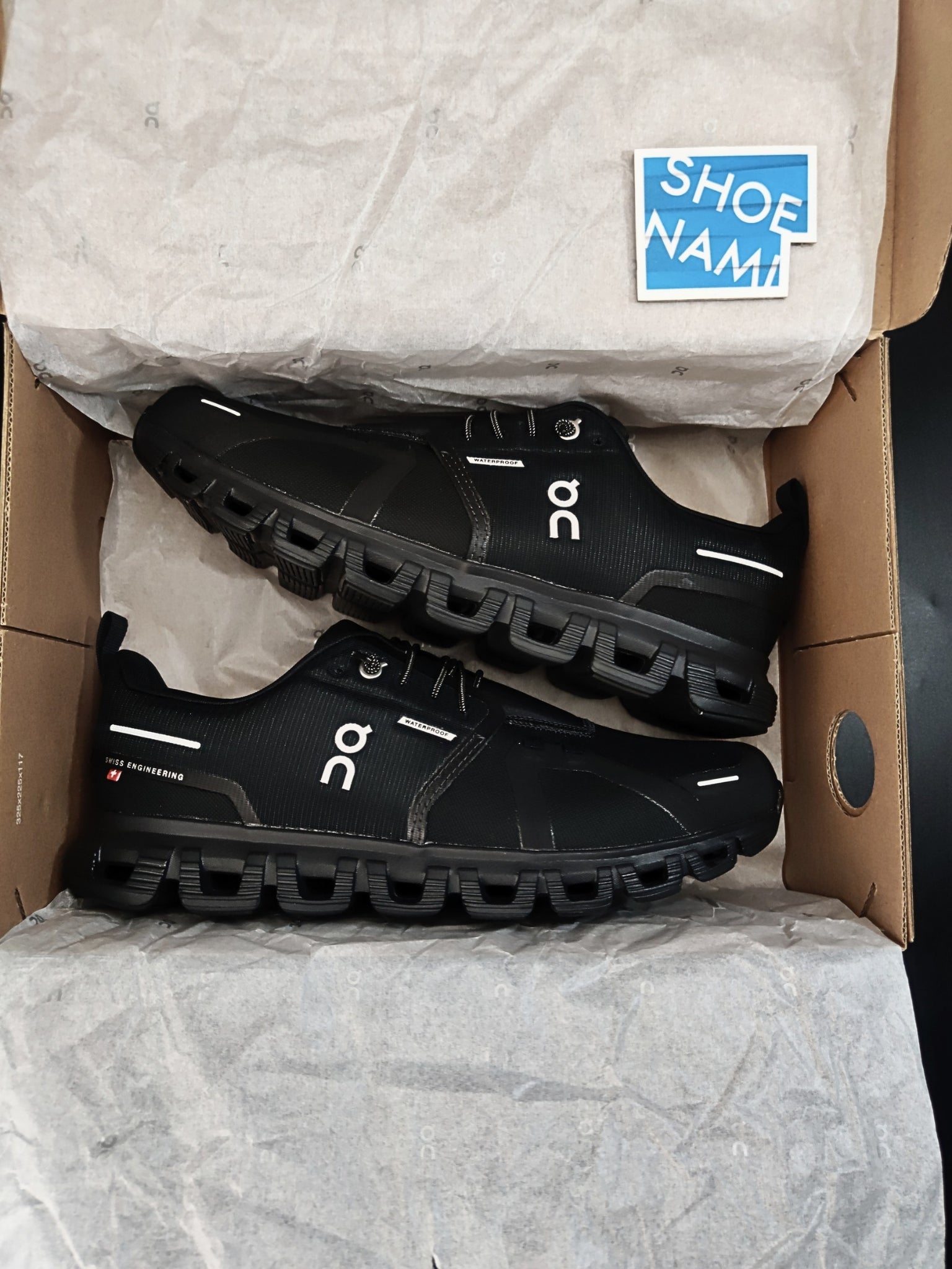 On Cloud 6 Waterproof 'All Black'