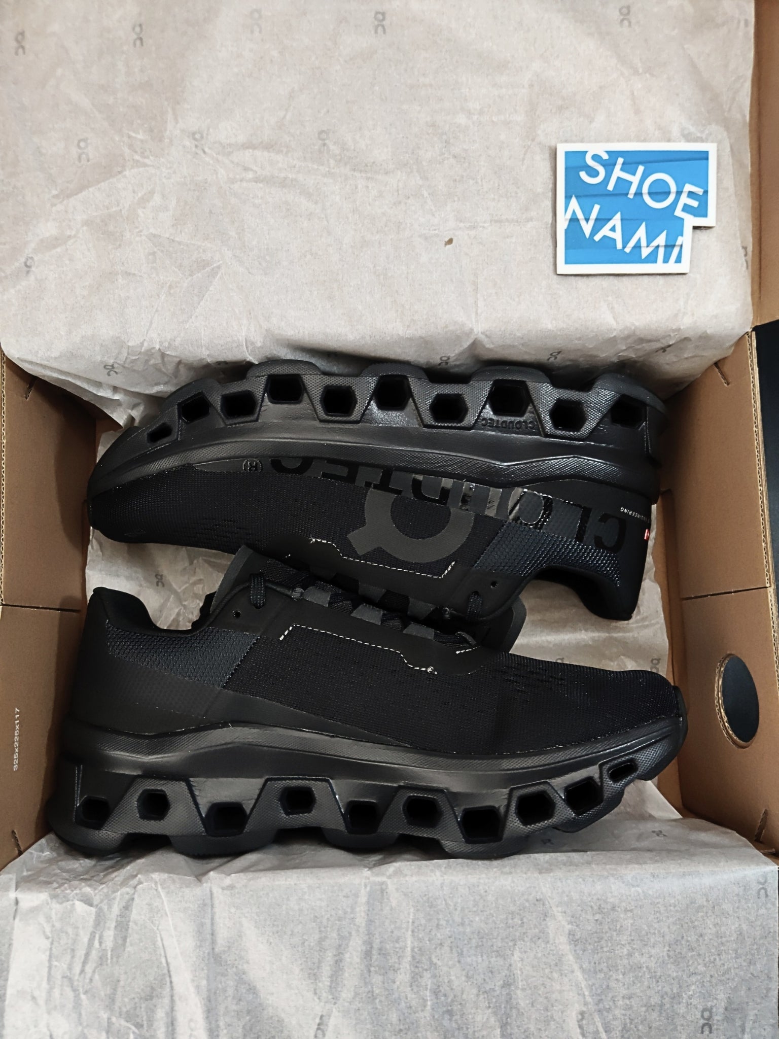 On Cloudmonster 'All Black'