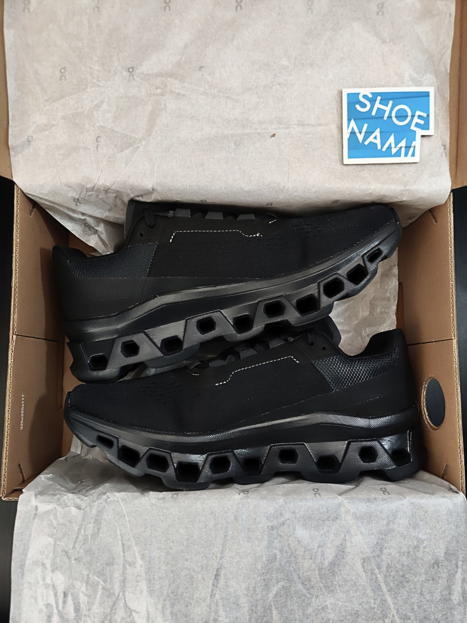 On Cloudmonster 'All Black'