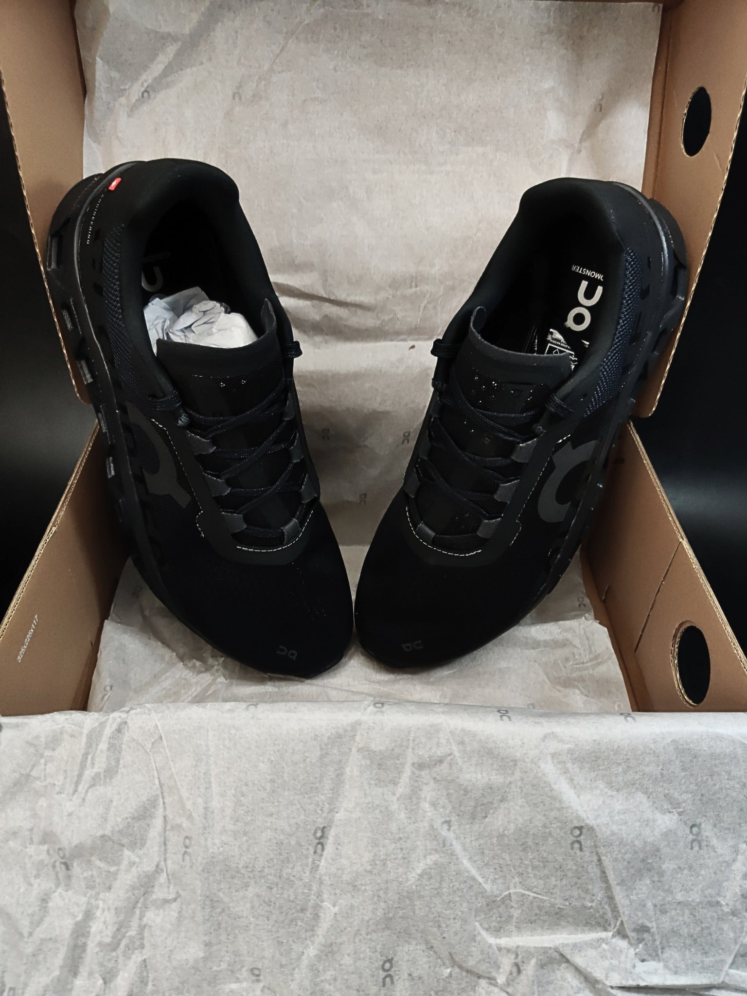 On Cloudmonster 'All Black'