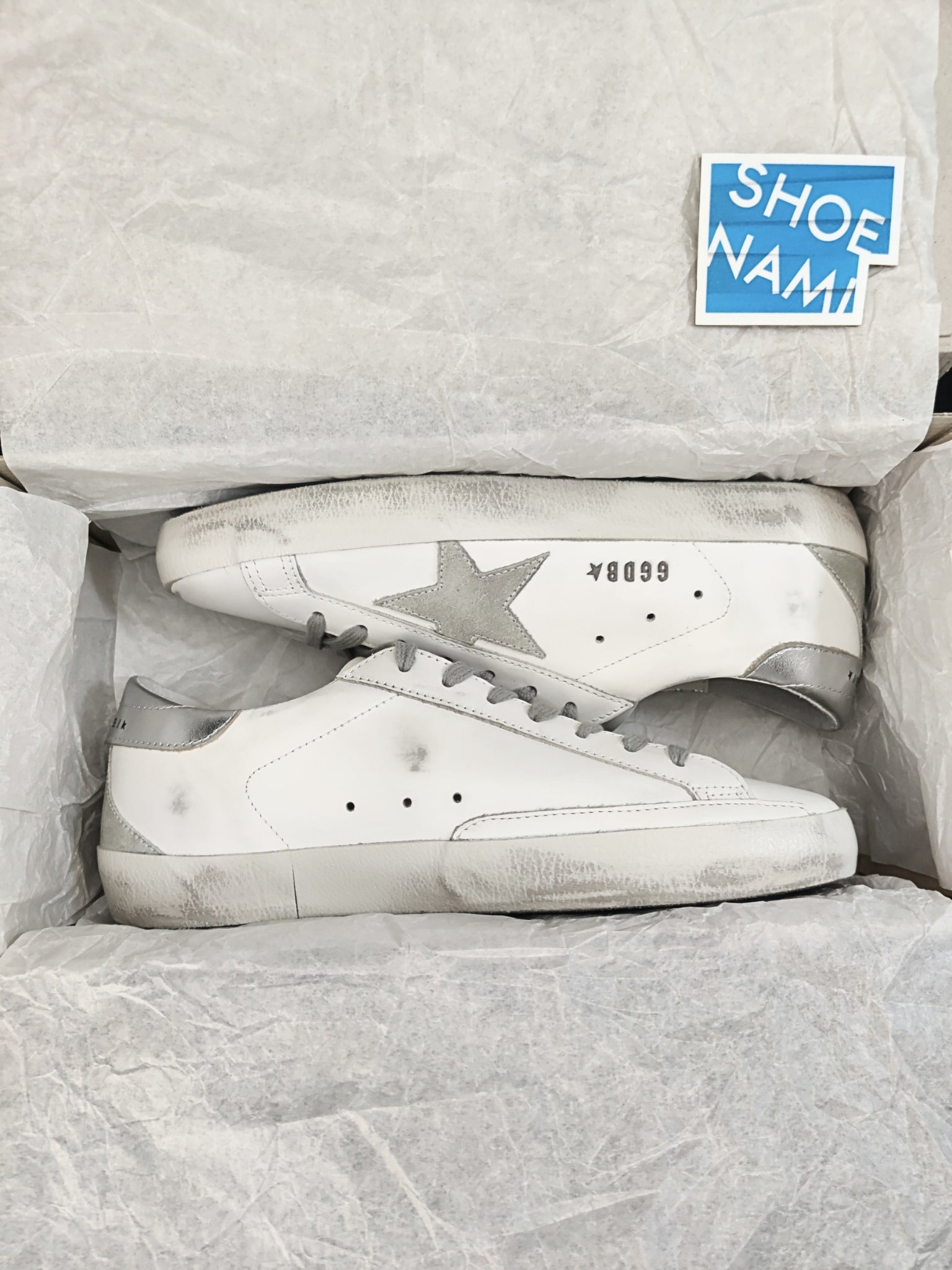 Golden Goose Super-Star 'White Silver'
