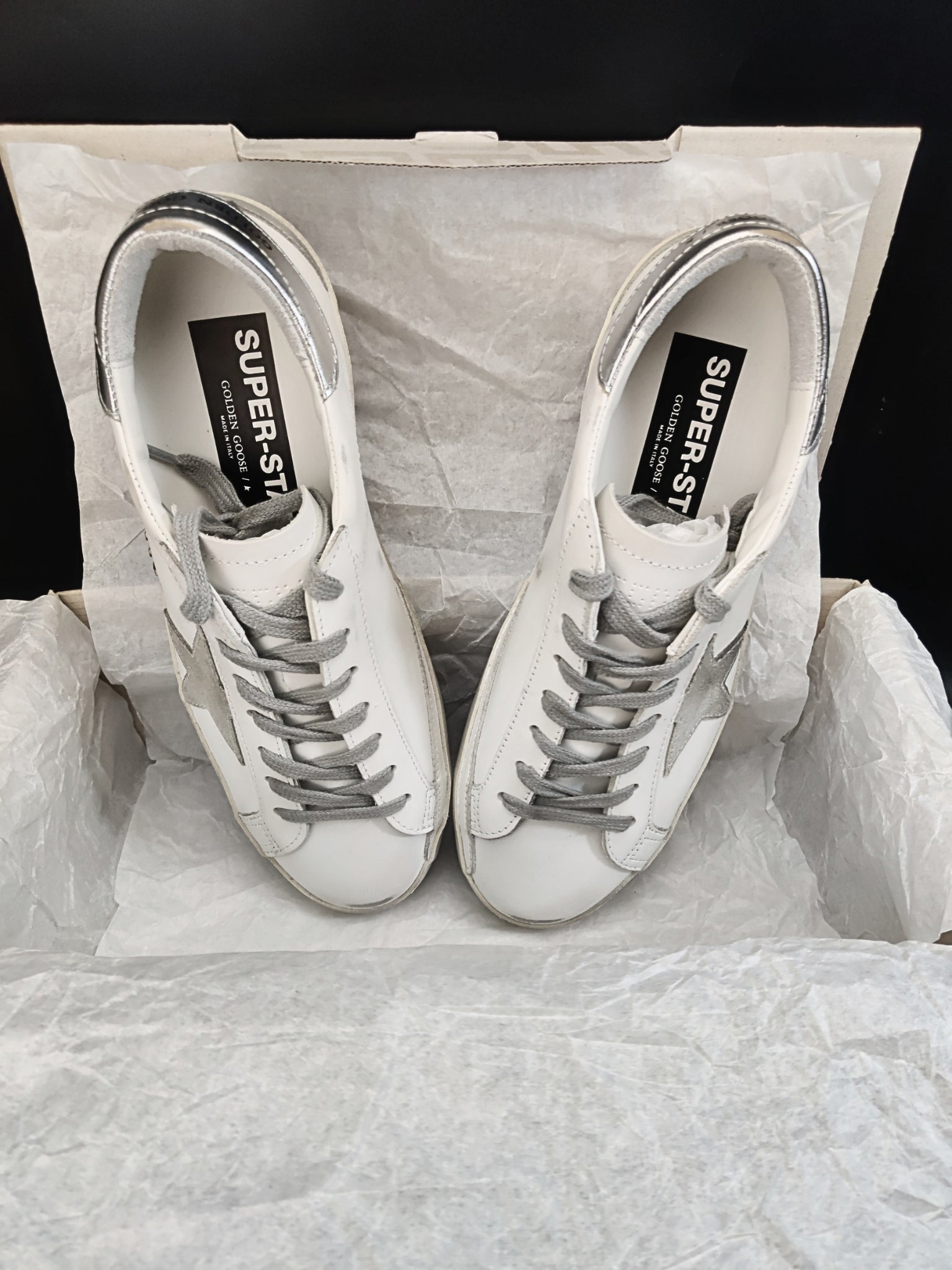 Golden Goose Super-Star 'White Silver'