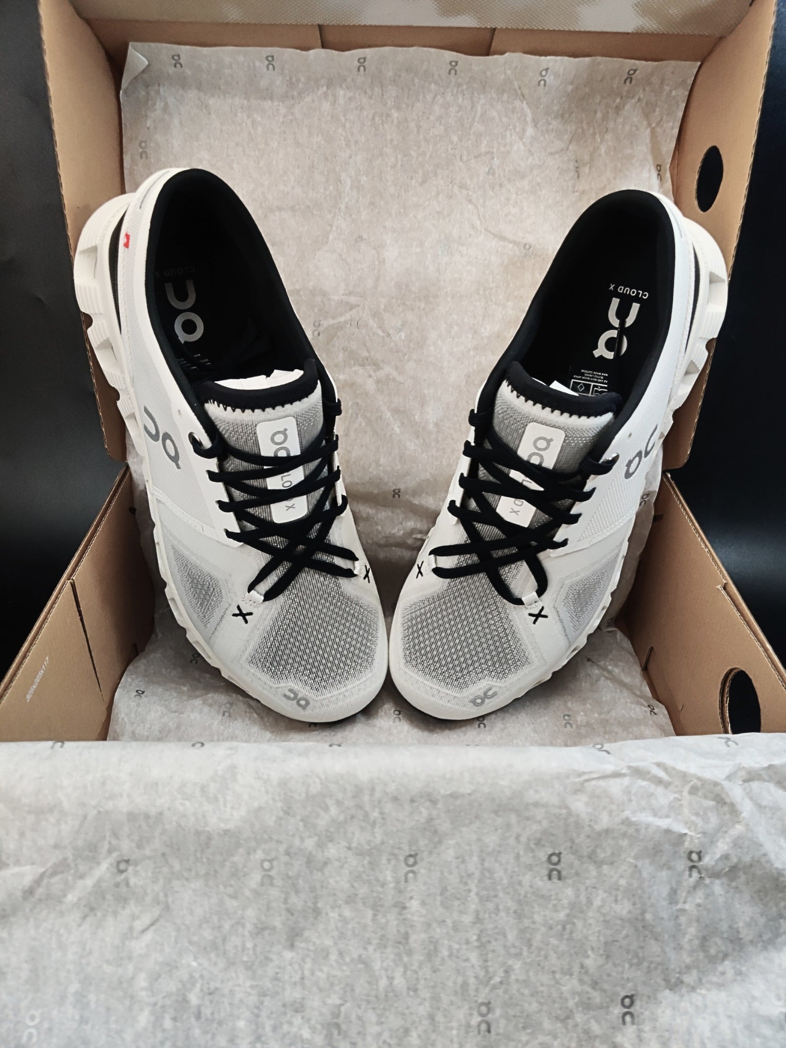 On Cloud X 3 'Ivory Black'