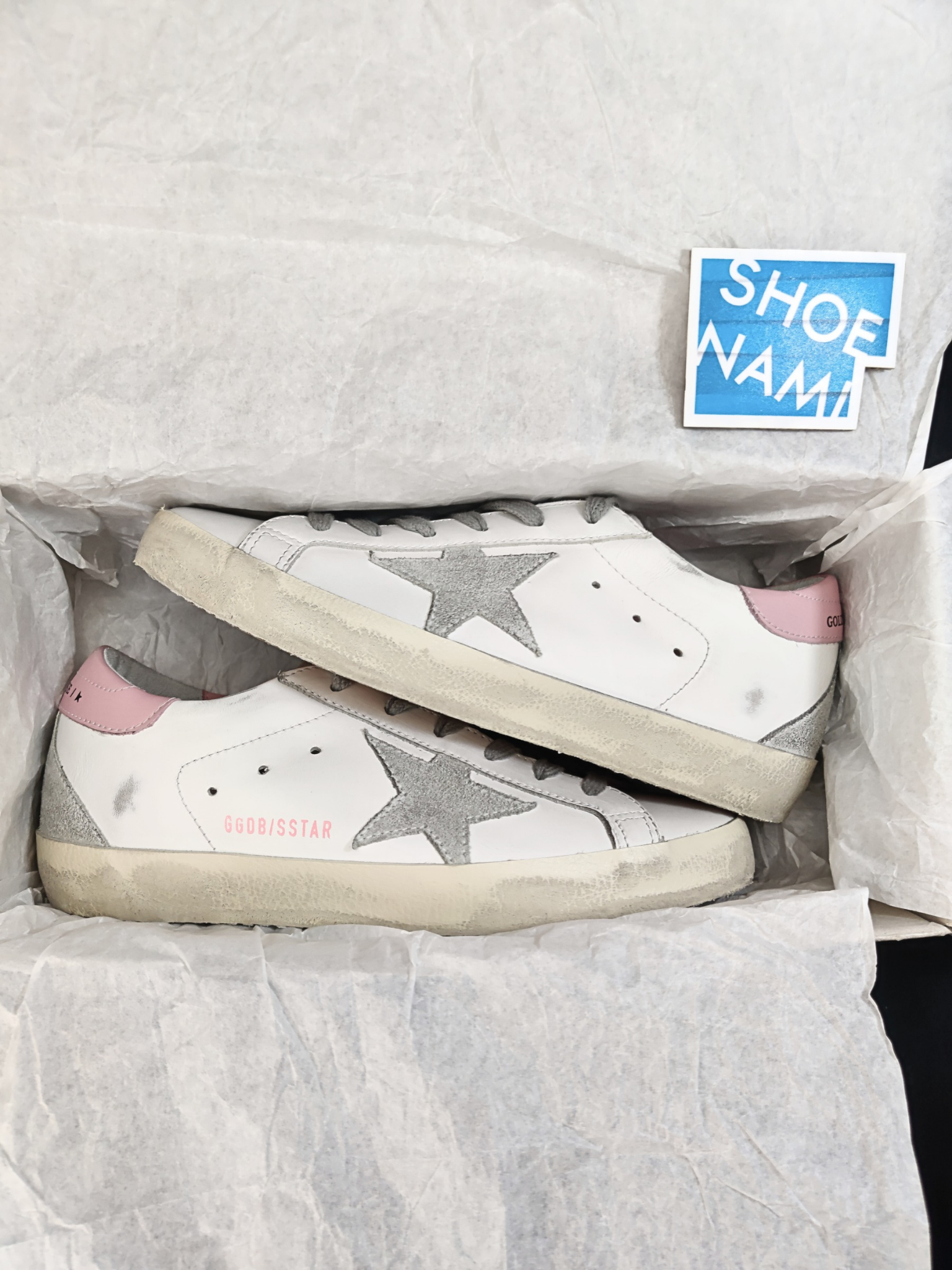 Golden Goose Super-Star 'White Light Pink' (W)