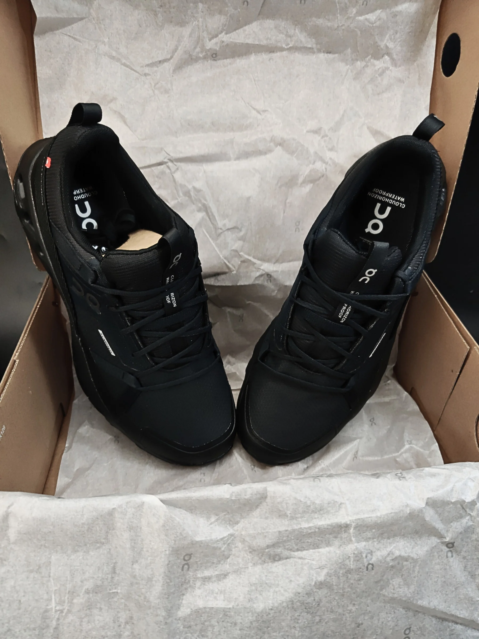 On Cloudhorizon Waterproof 'All Black'