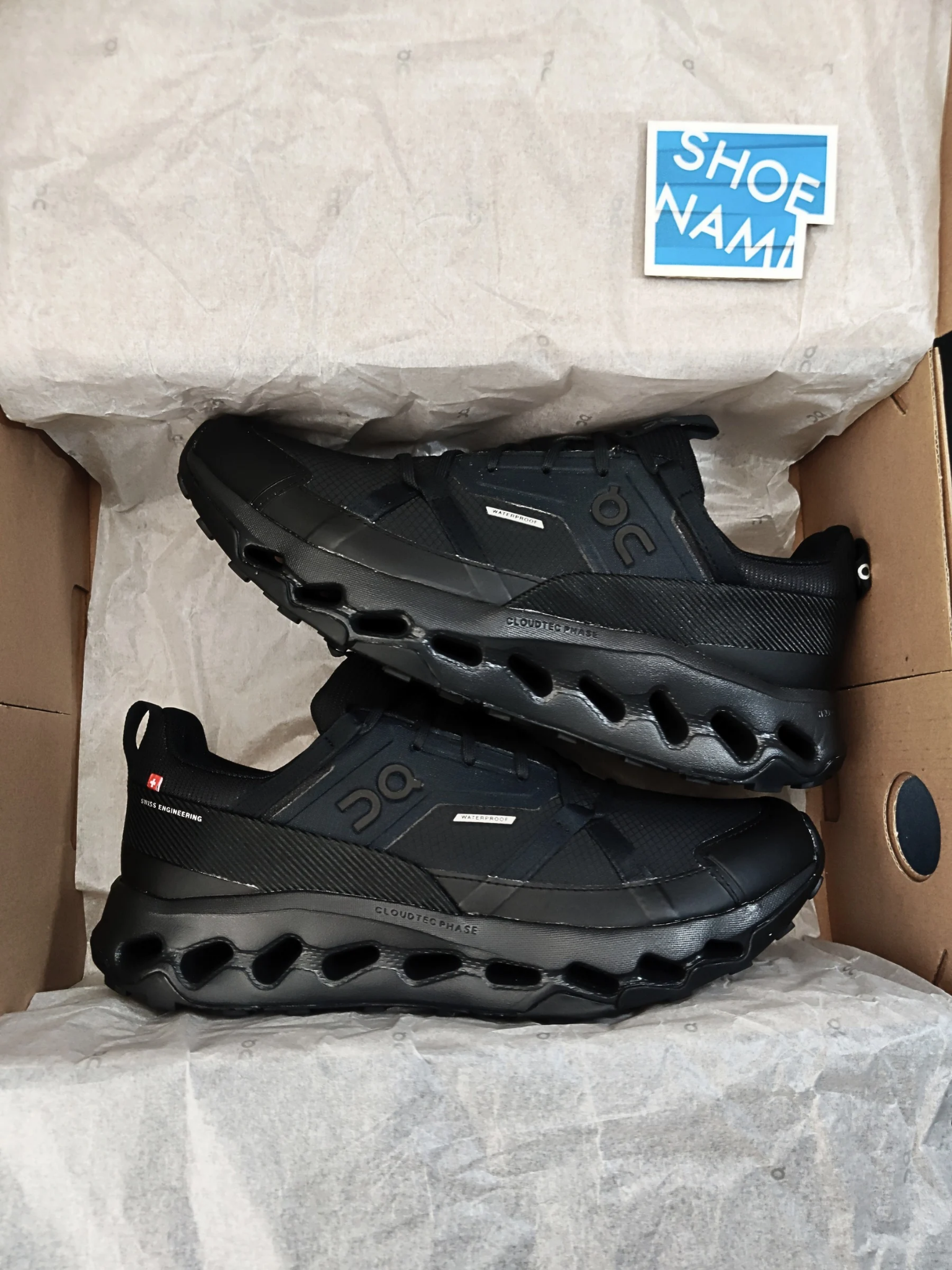 On Cloudhorizon Waterproof 'All Black'