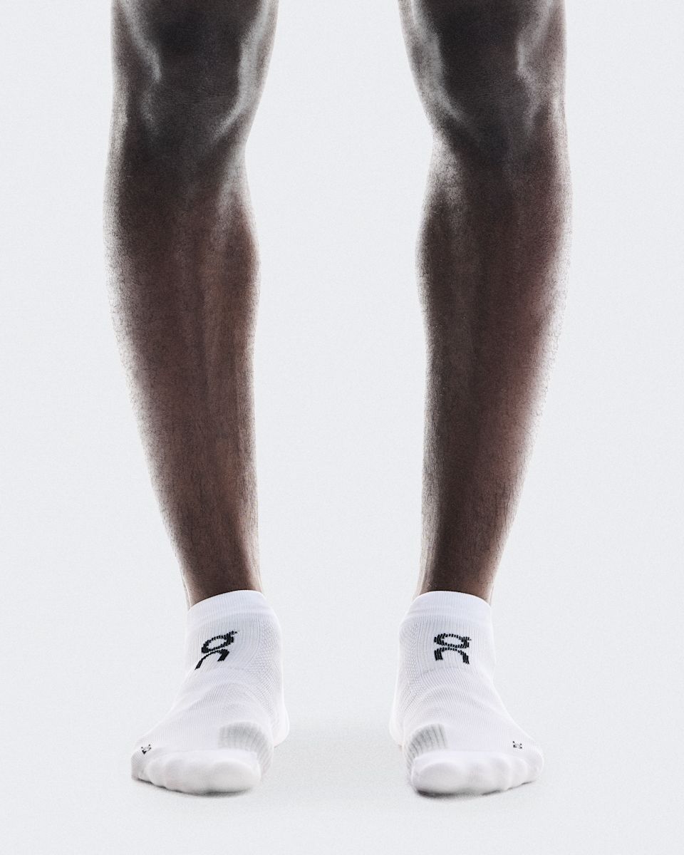 On Cloud Performance Run Sock Low 'White Glacier'