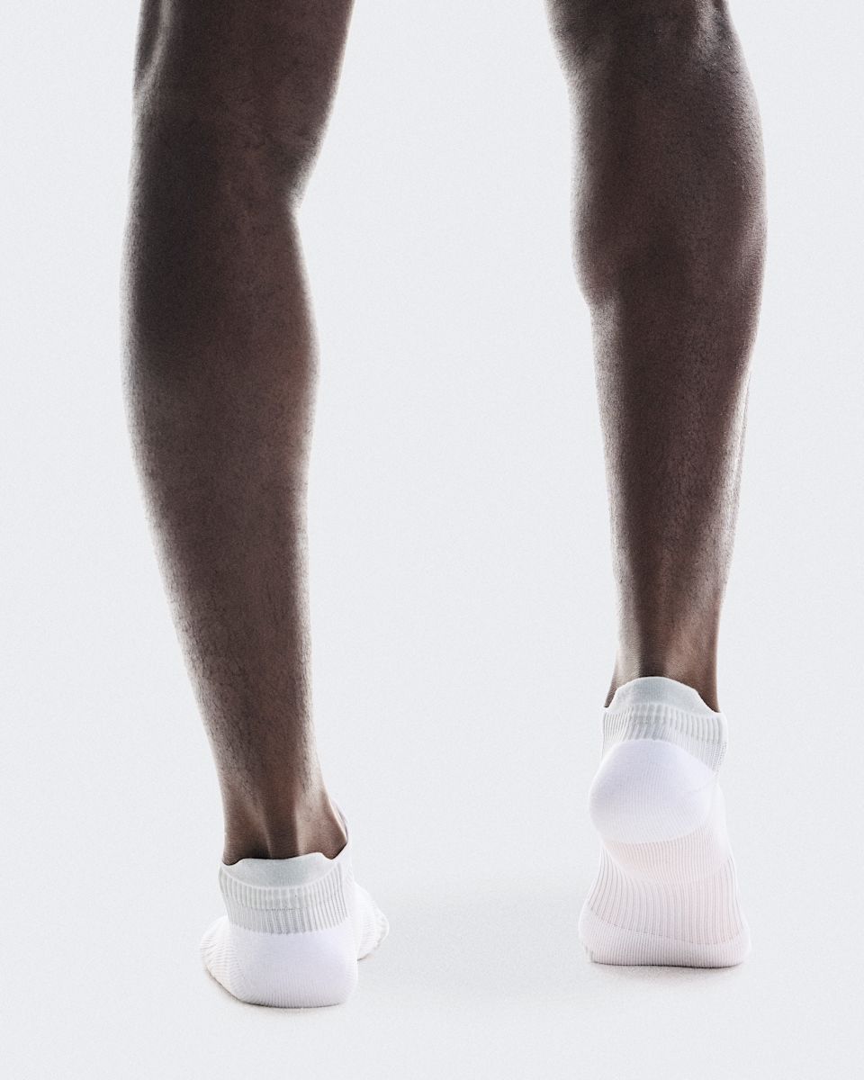 On Cloud Performance Run Sock Low 'White Glacier'