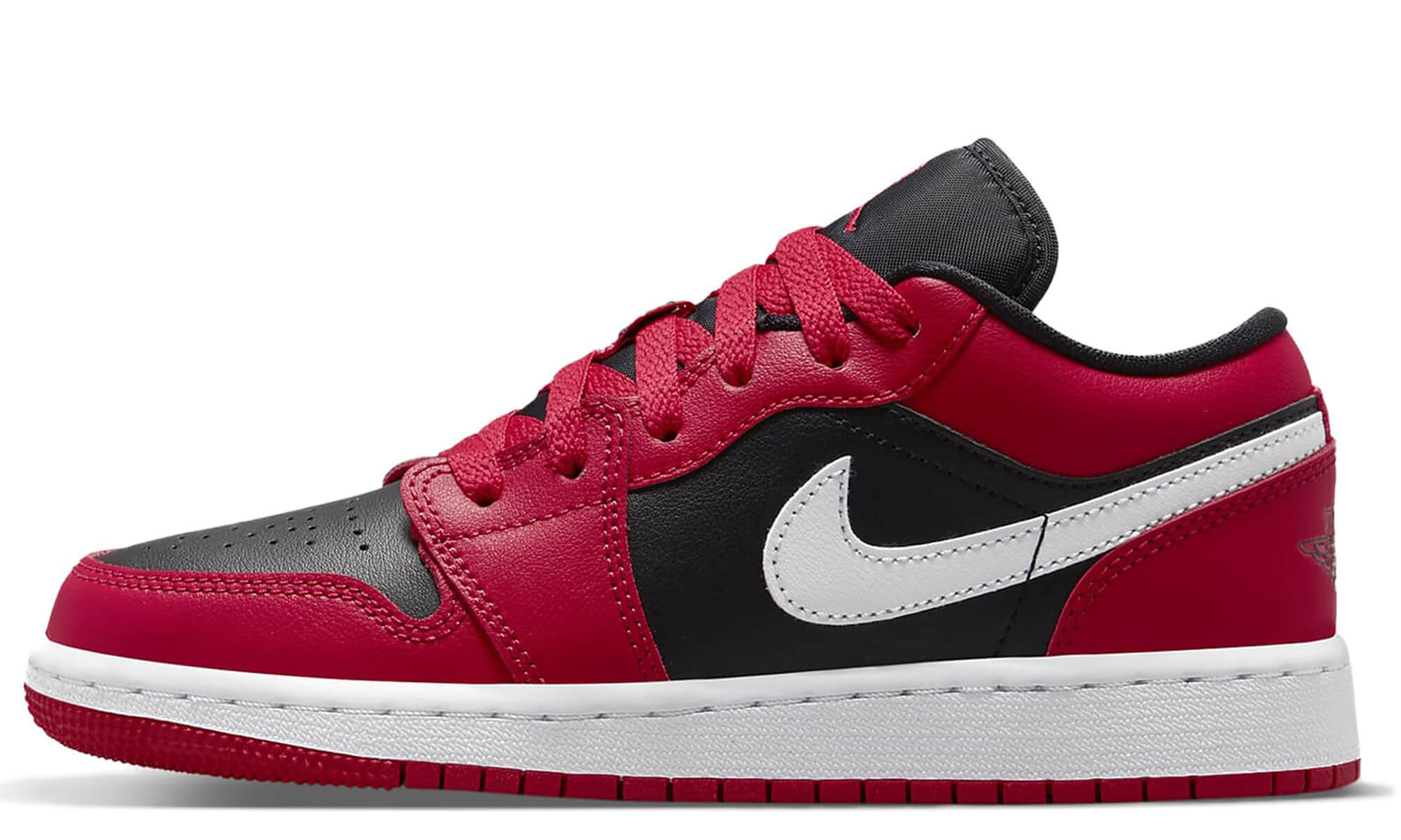 Air Jordan 1 Low GS Black White Very Berry