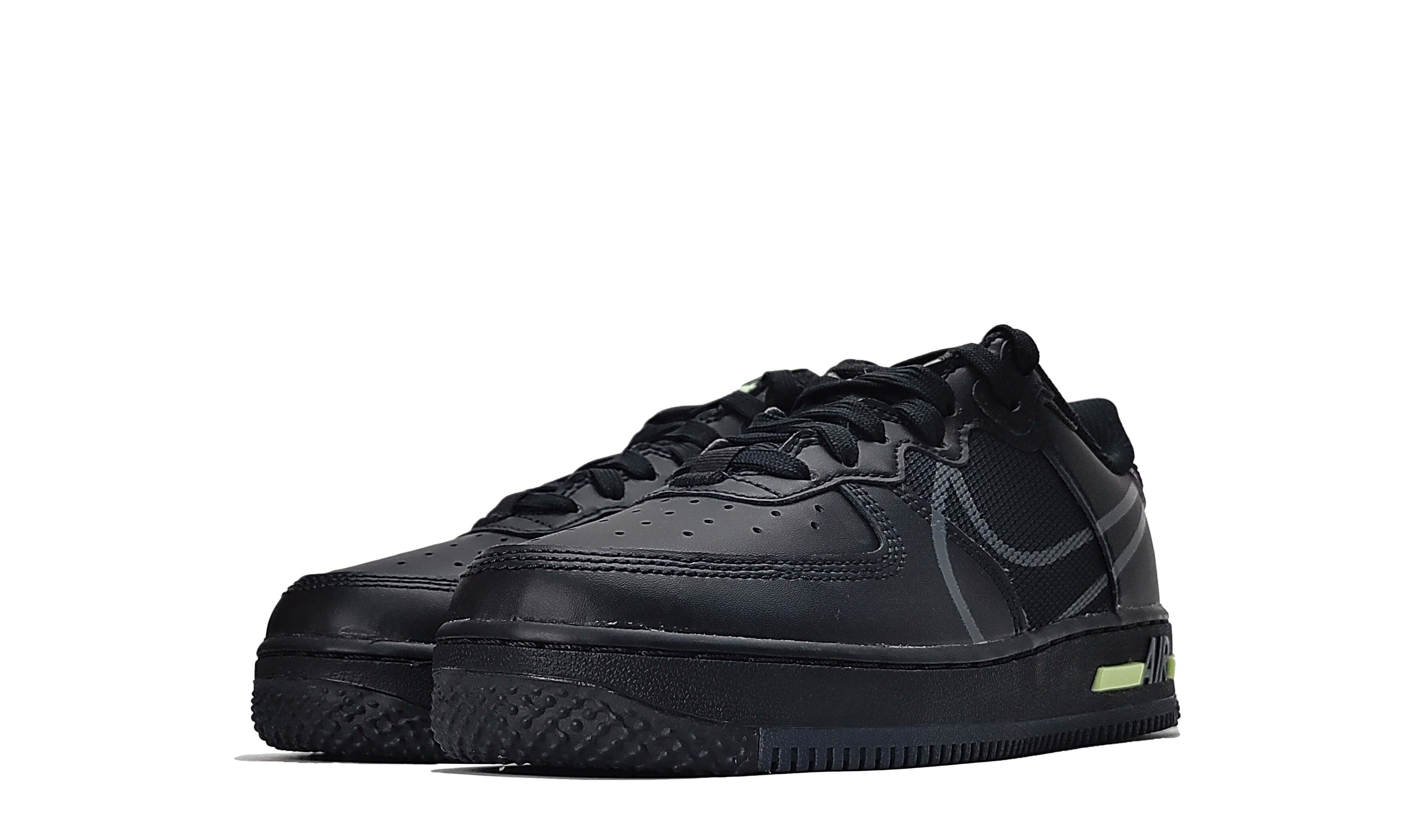 Nike Air Force 1 React (GS) 'Black/Violet Star/Volt'