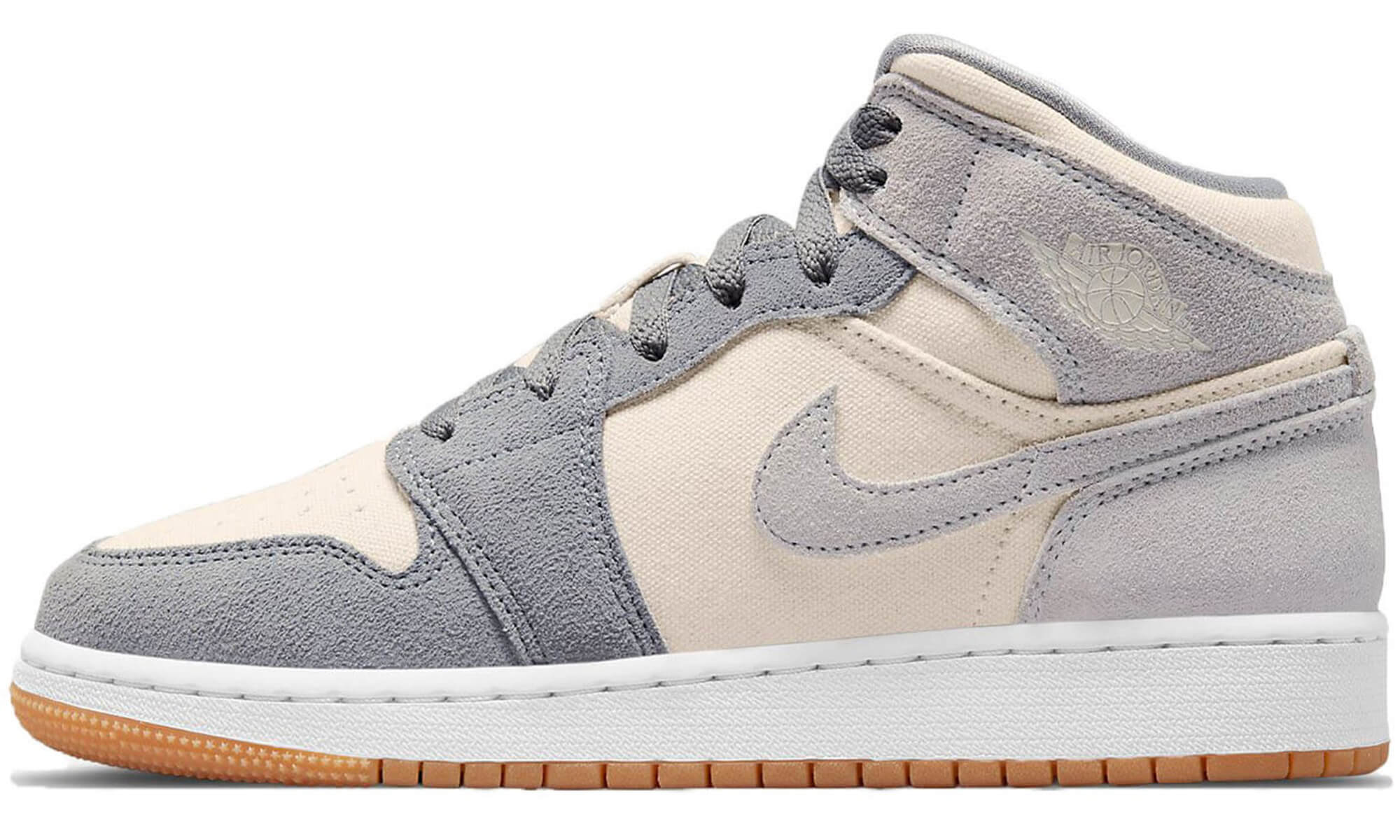 Air Jordan 1 Mid SE (GS) 'Coconut Milk/Particle Grey'