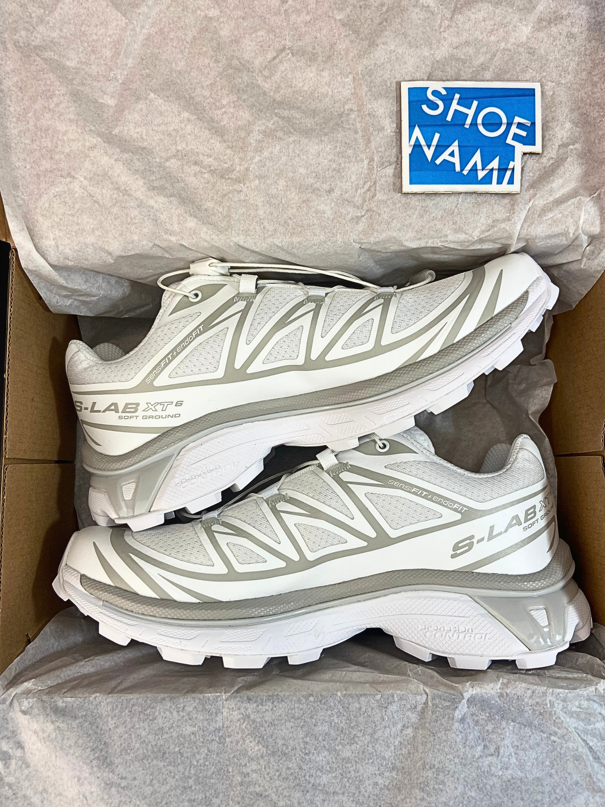 Salomon XT-6 'White/White/Lunar Rock'