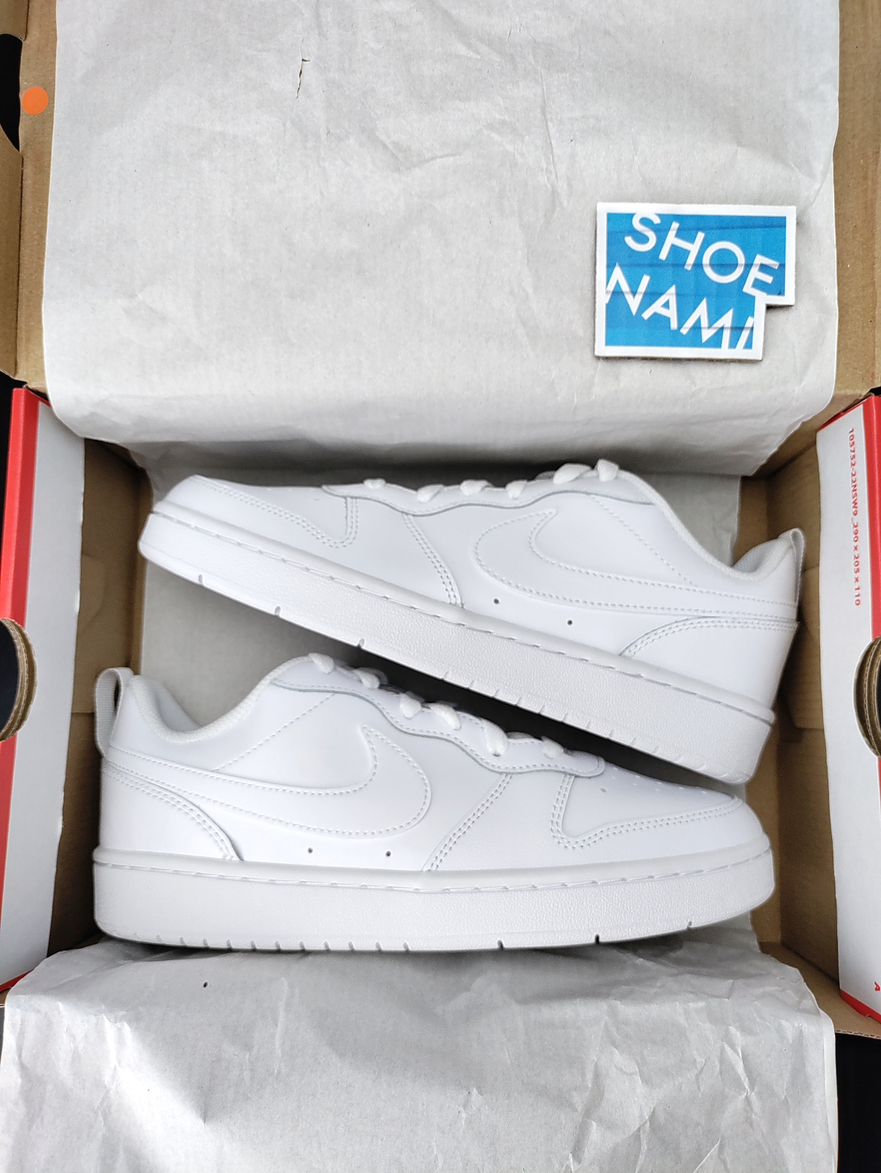 Nike Court Borough Low 2 (GS) ‘Triple White'