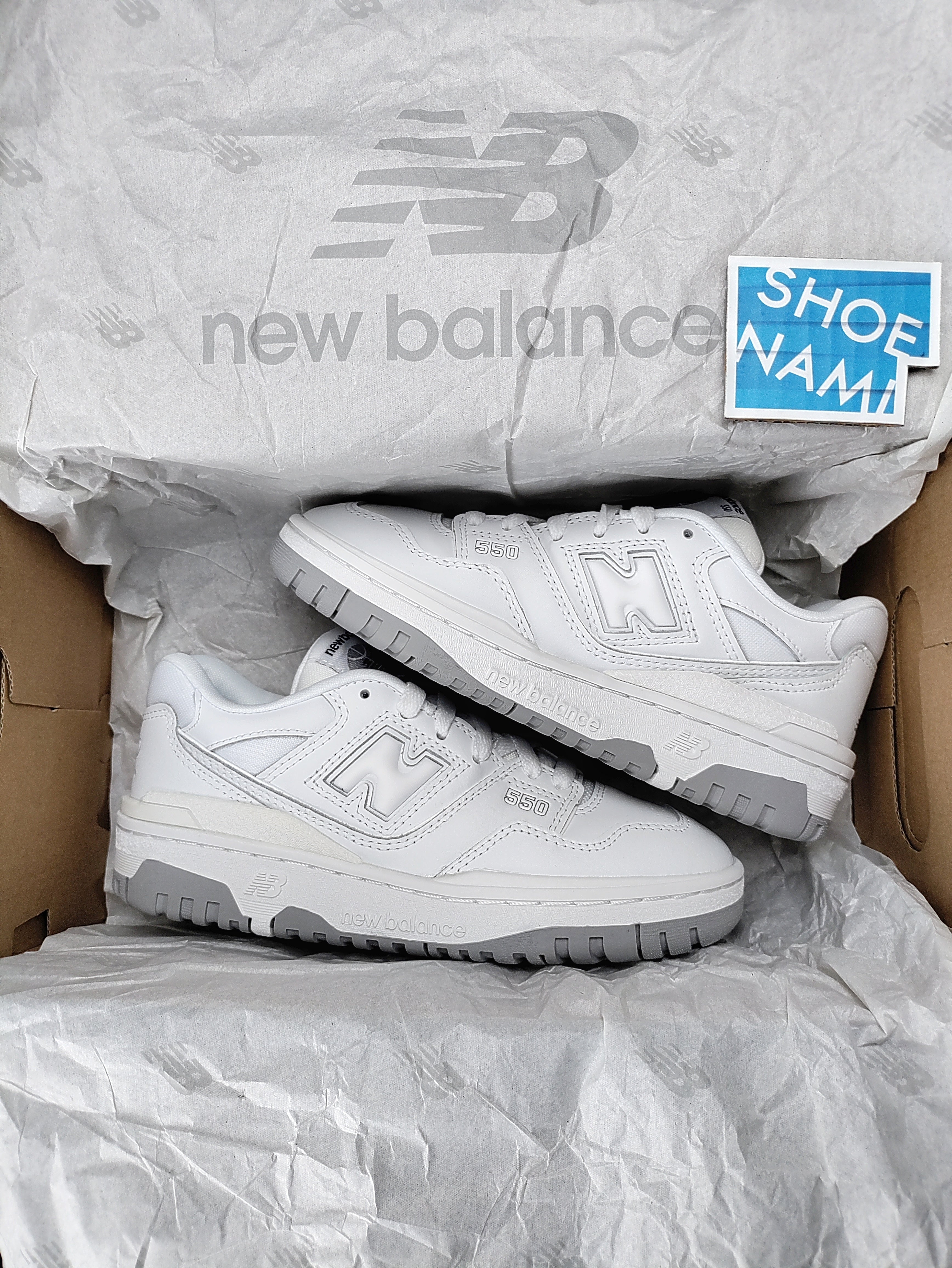 New Balance 550 (GS) 'White/Grey'