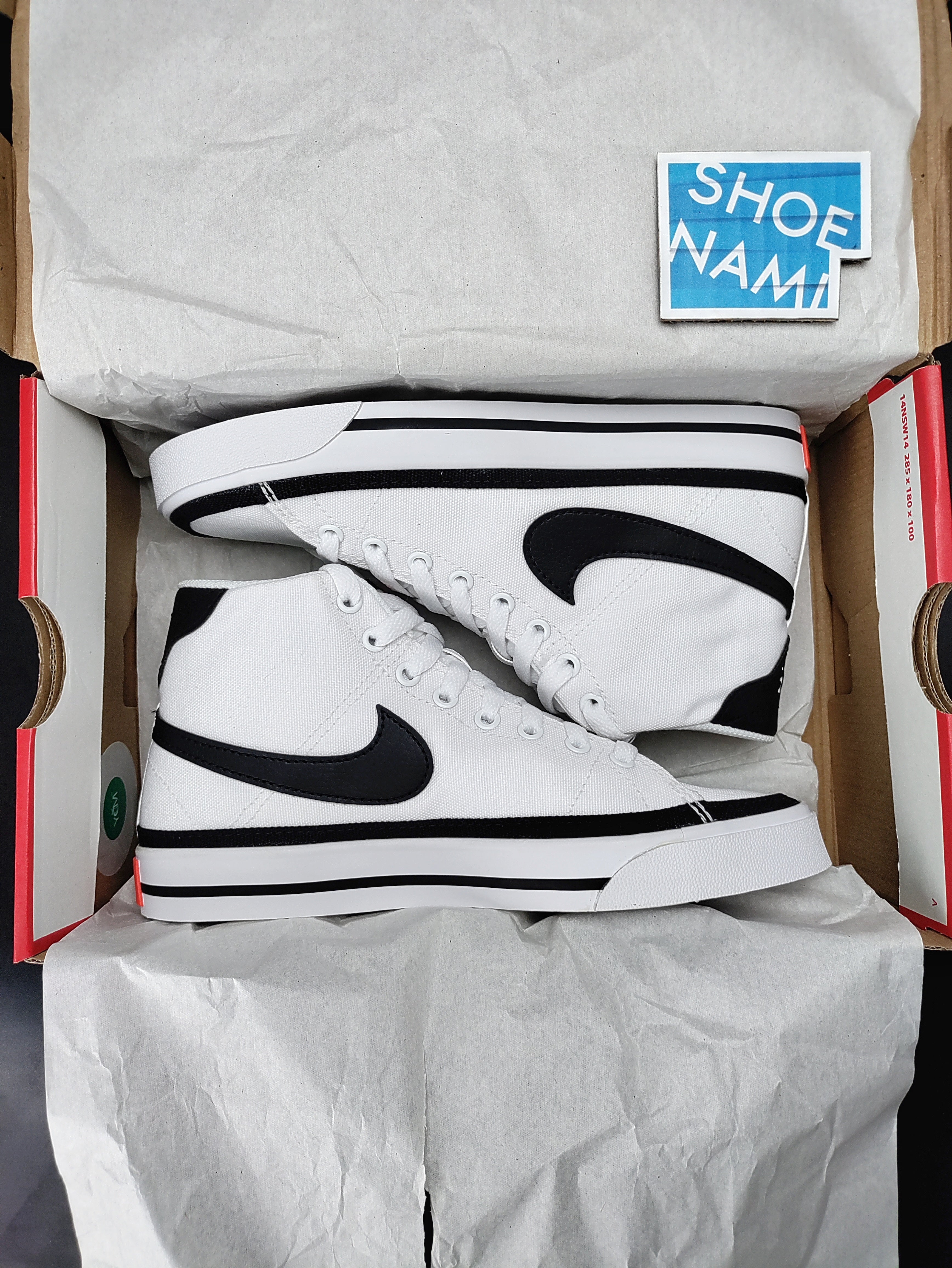 Nike Court Legacy Canvas Mid ’White/Black'