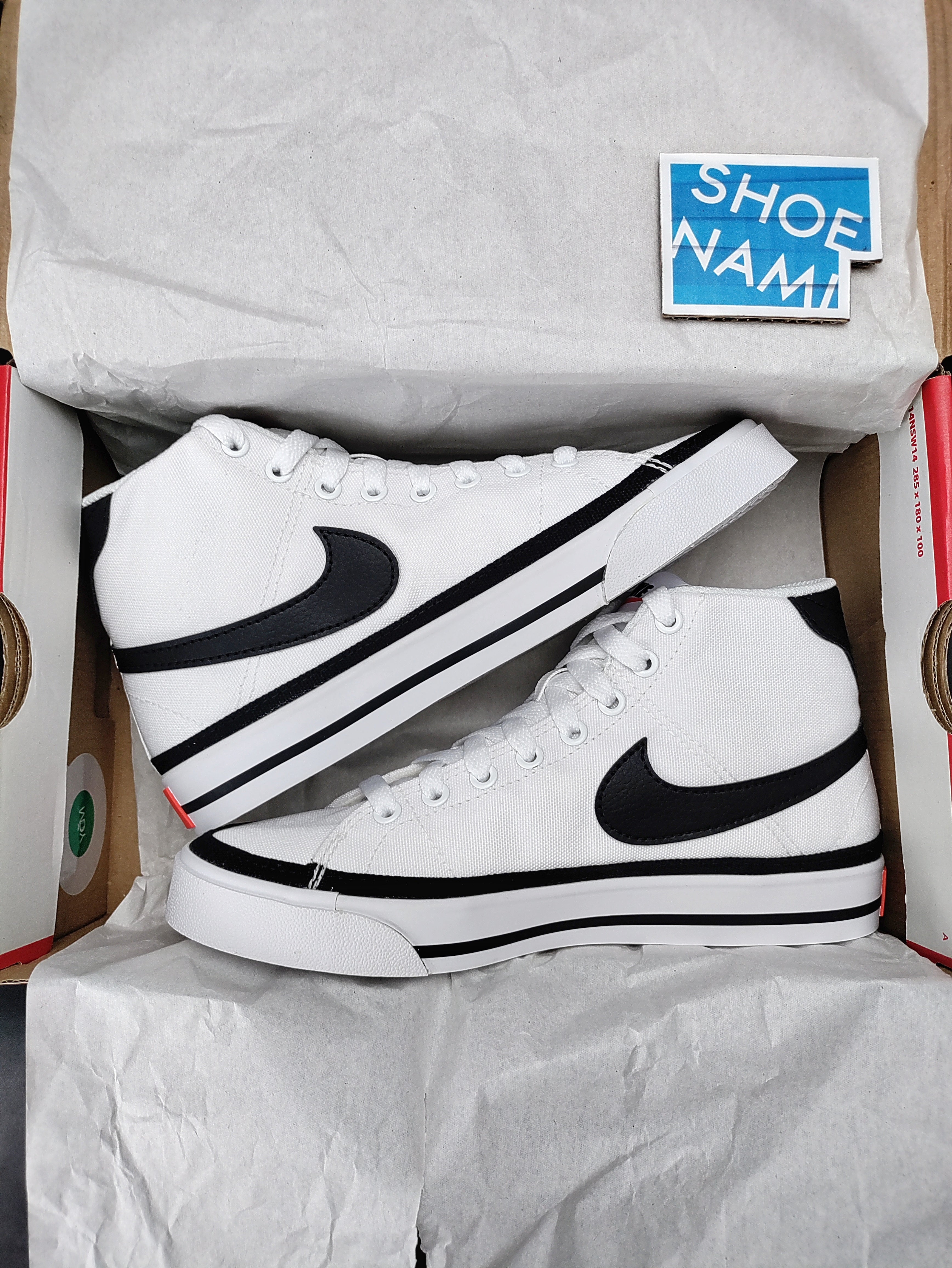 Nike Court Legacy Canvas Mid ’White/Black'