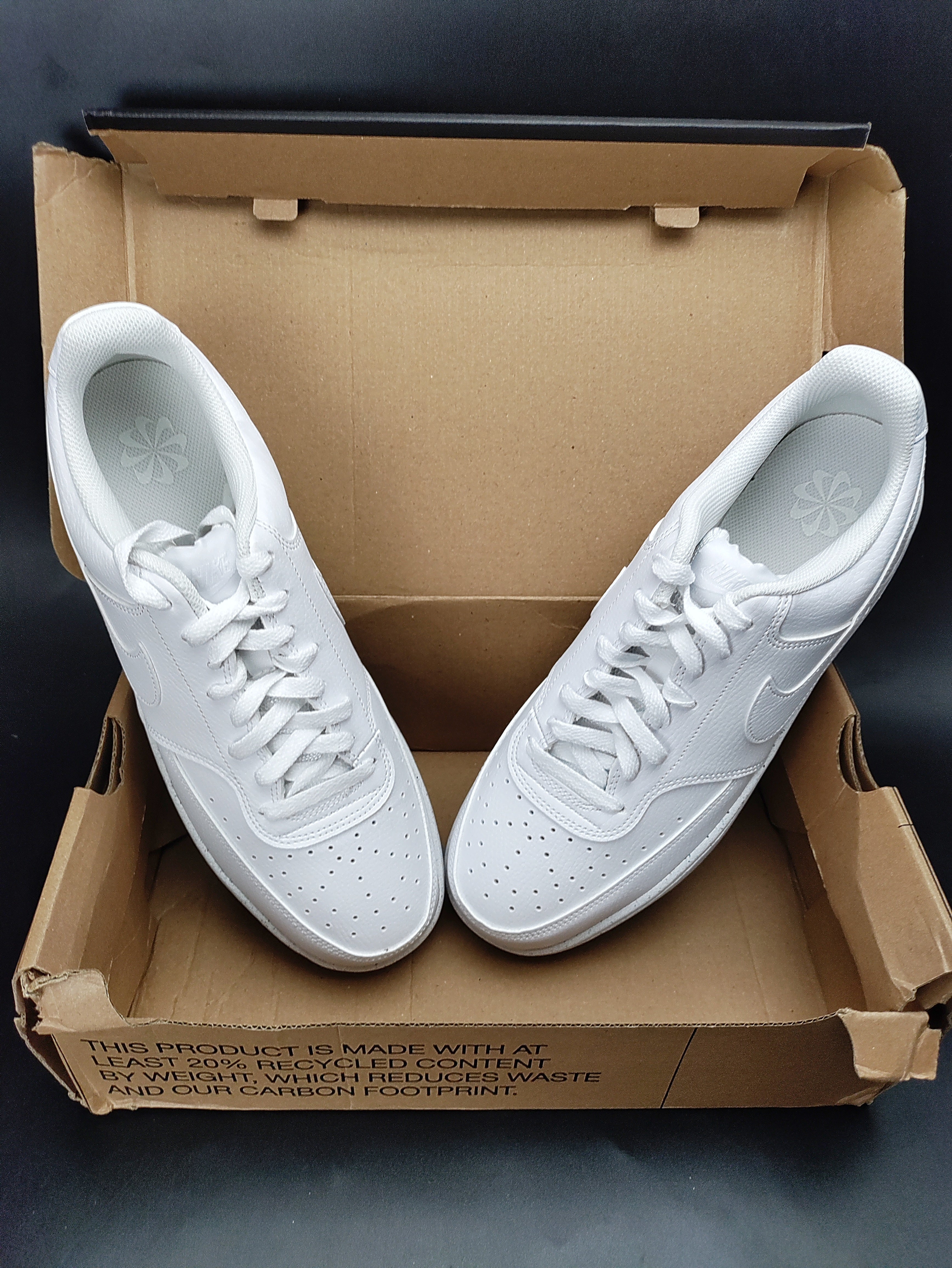 Nike Court Vision Low Next Nature 'Triple White'