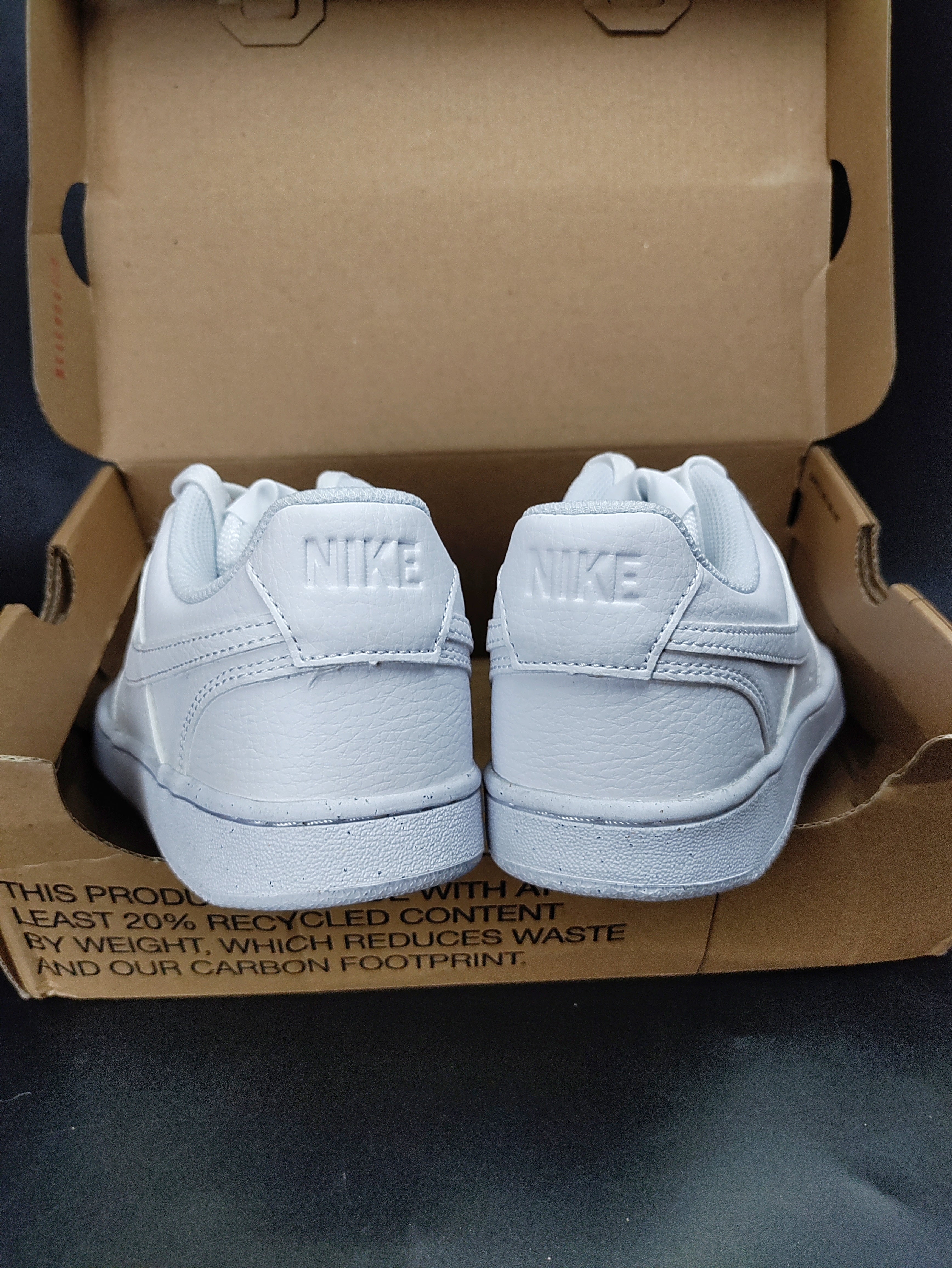 Nike Court Vision Low Next Nature ’Triple White' (W)