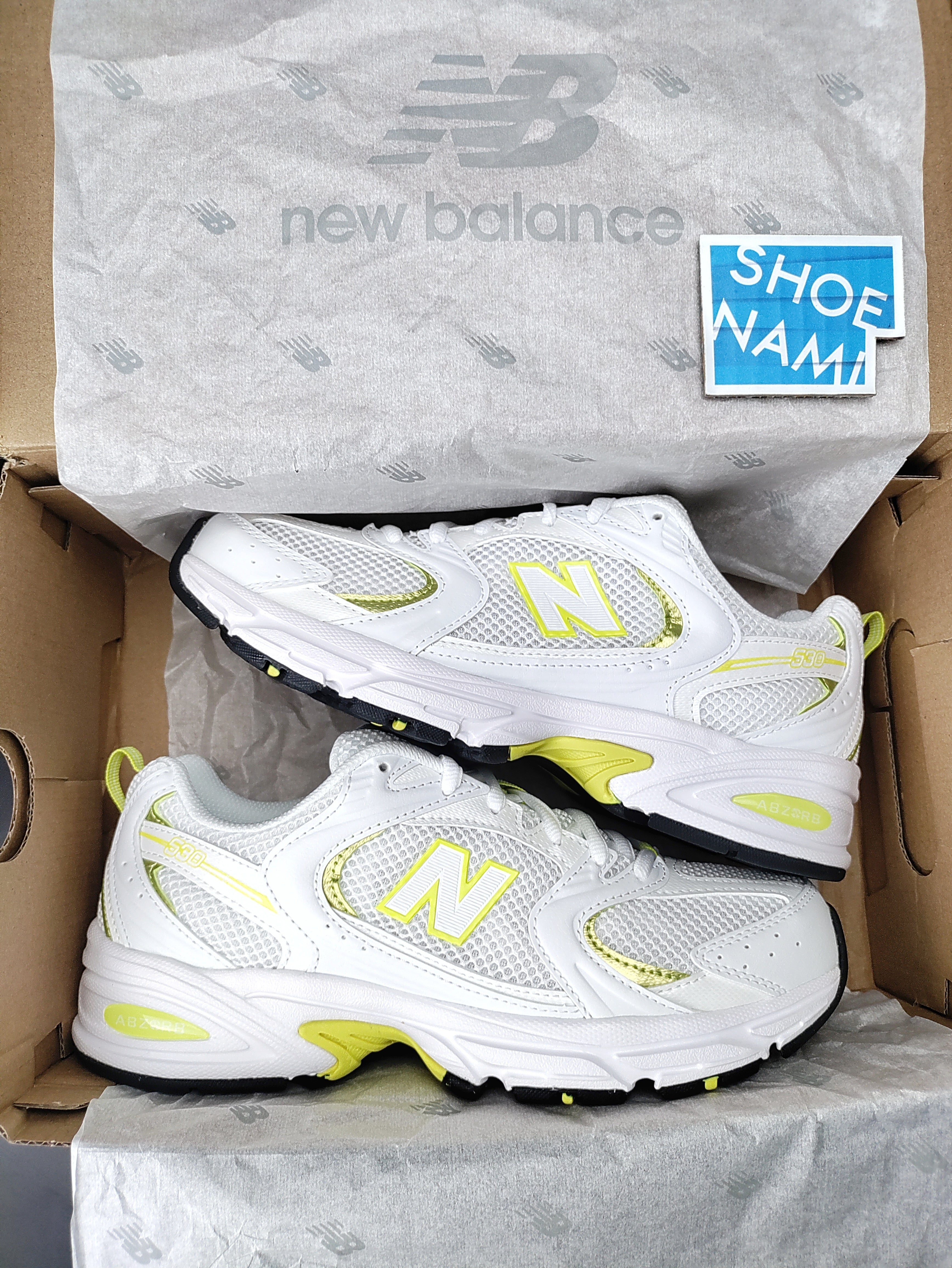 New Balance 530 'White/Lemonade'