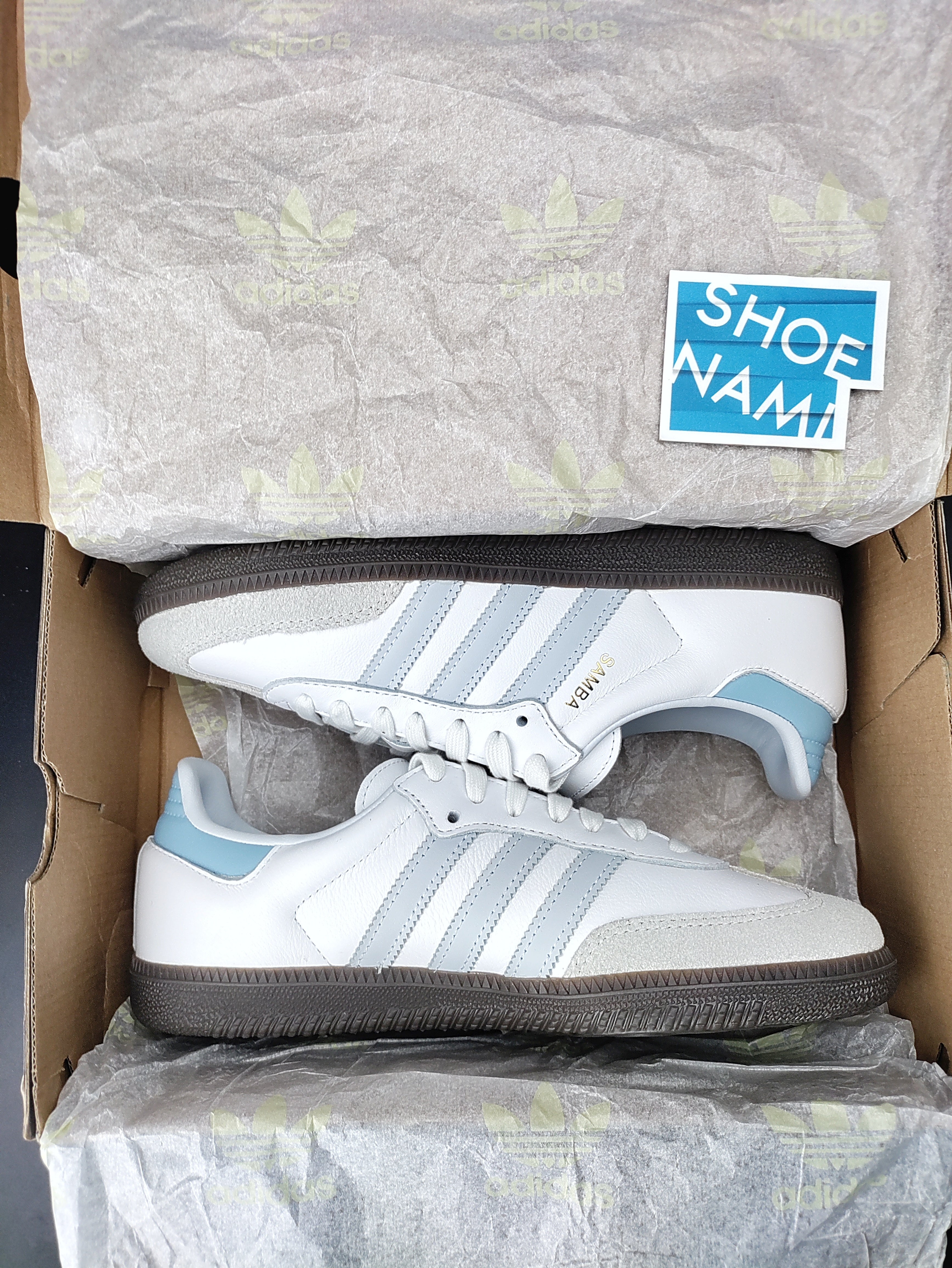 adidas Samba OG 'White/Halo Blue'