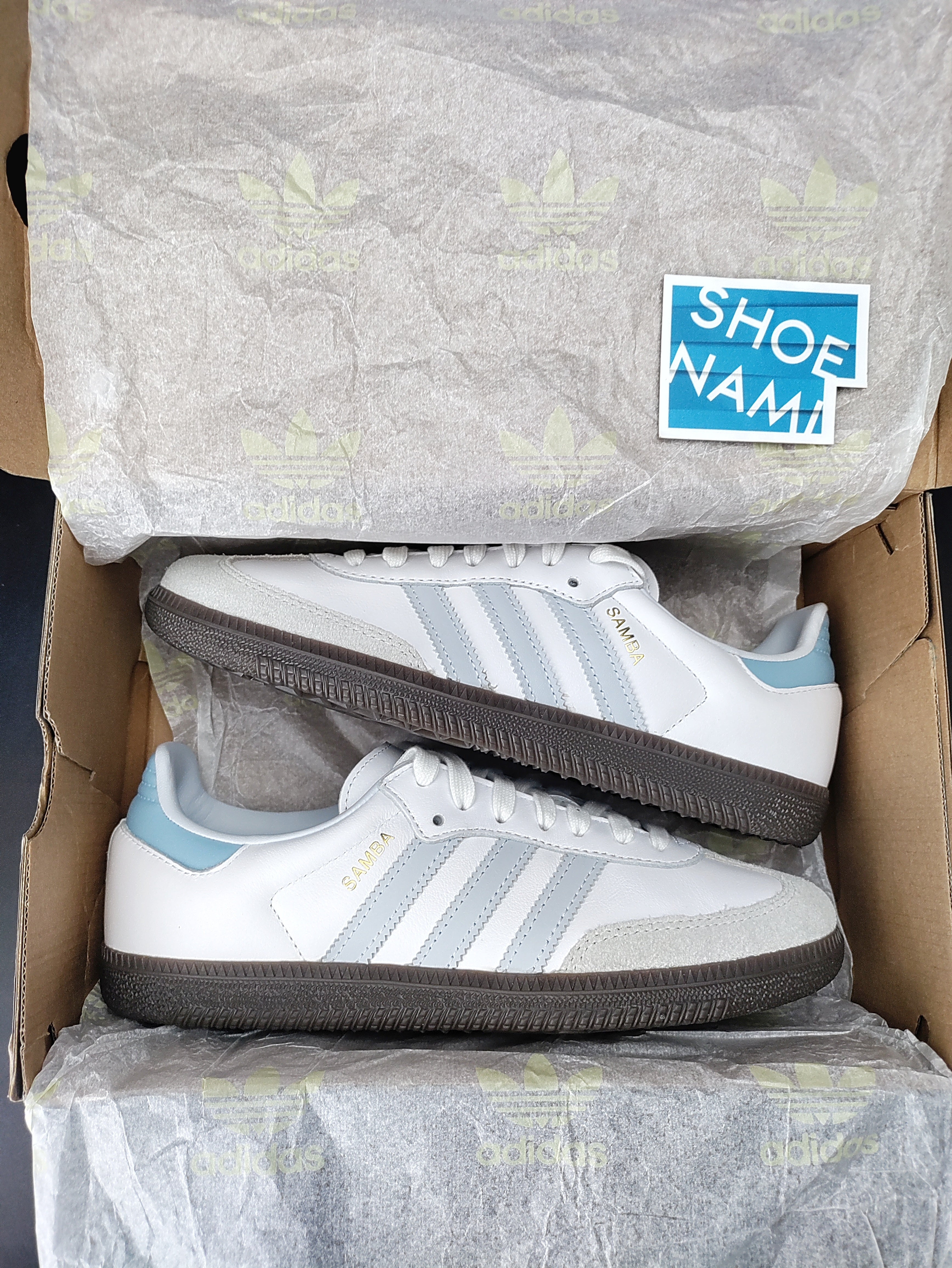 adidas Samba OG 'White/Halo Blue'