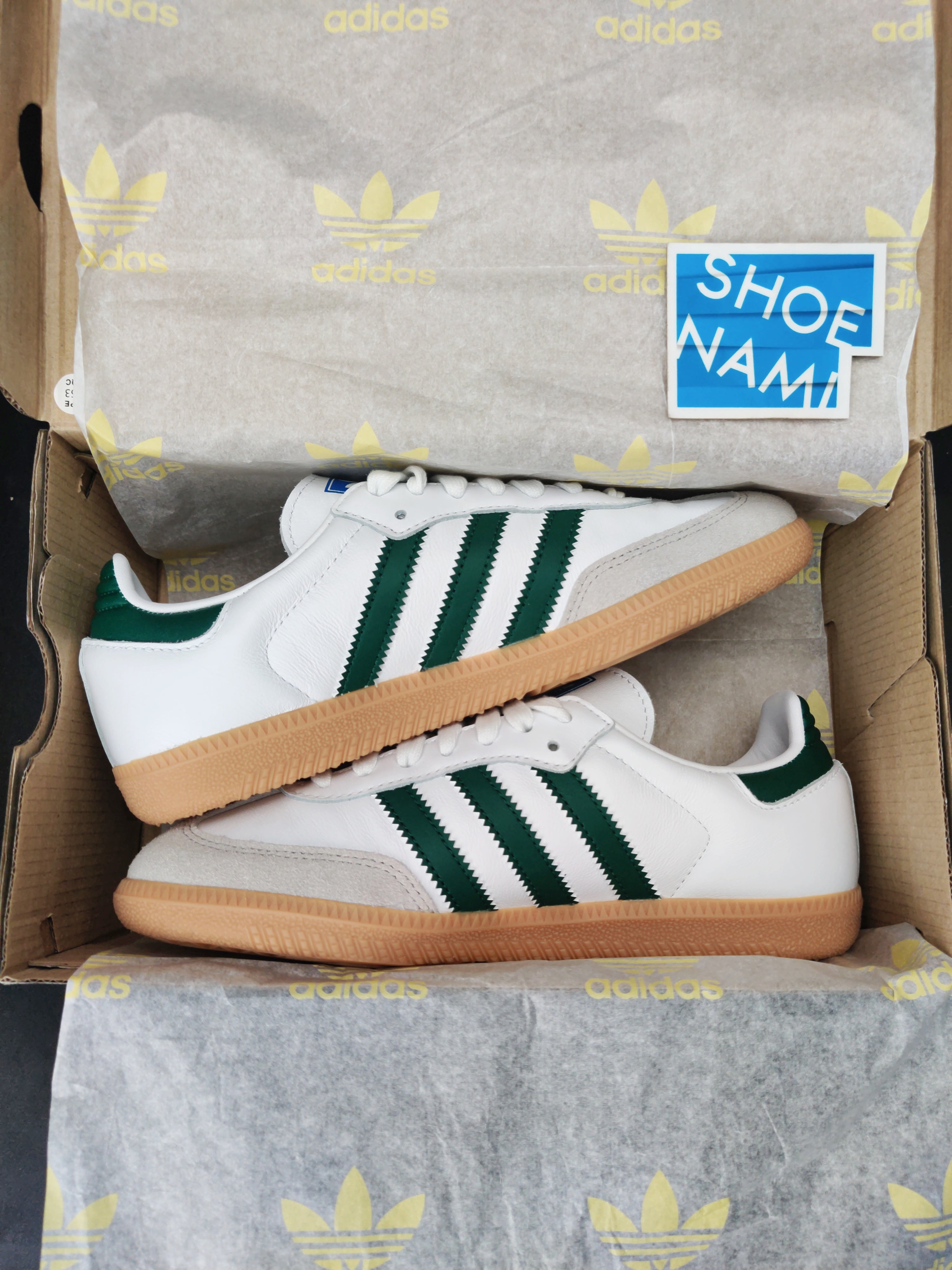 adidas Samba OG 'Cloud White/Collegiate Green'