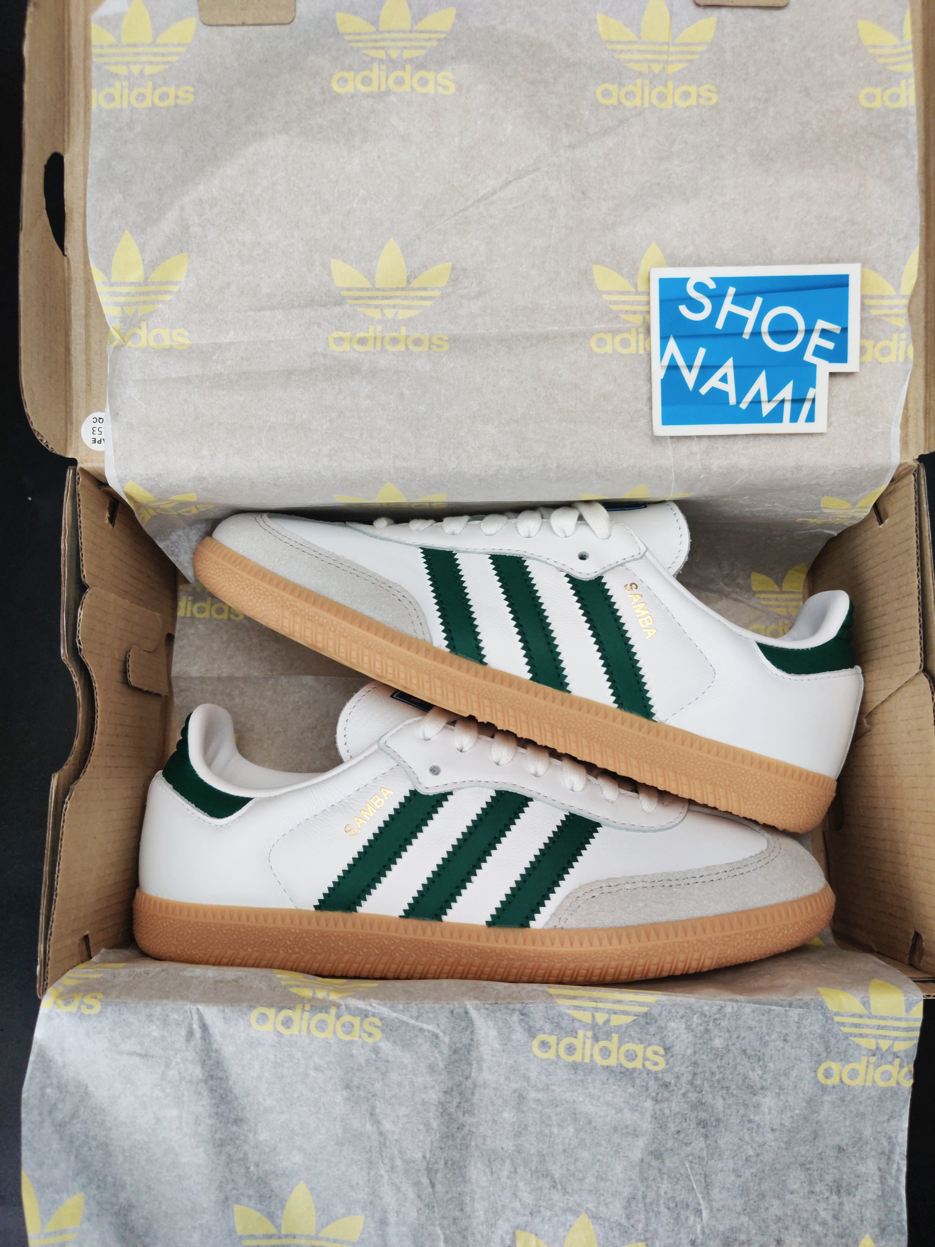 adidas Samba OG 'Cloud White/Collegiate Green'