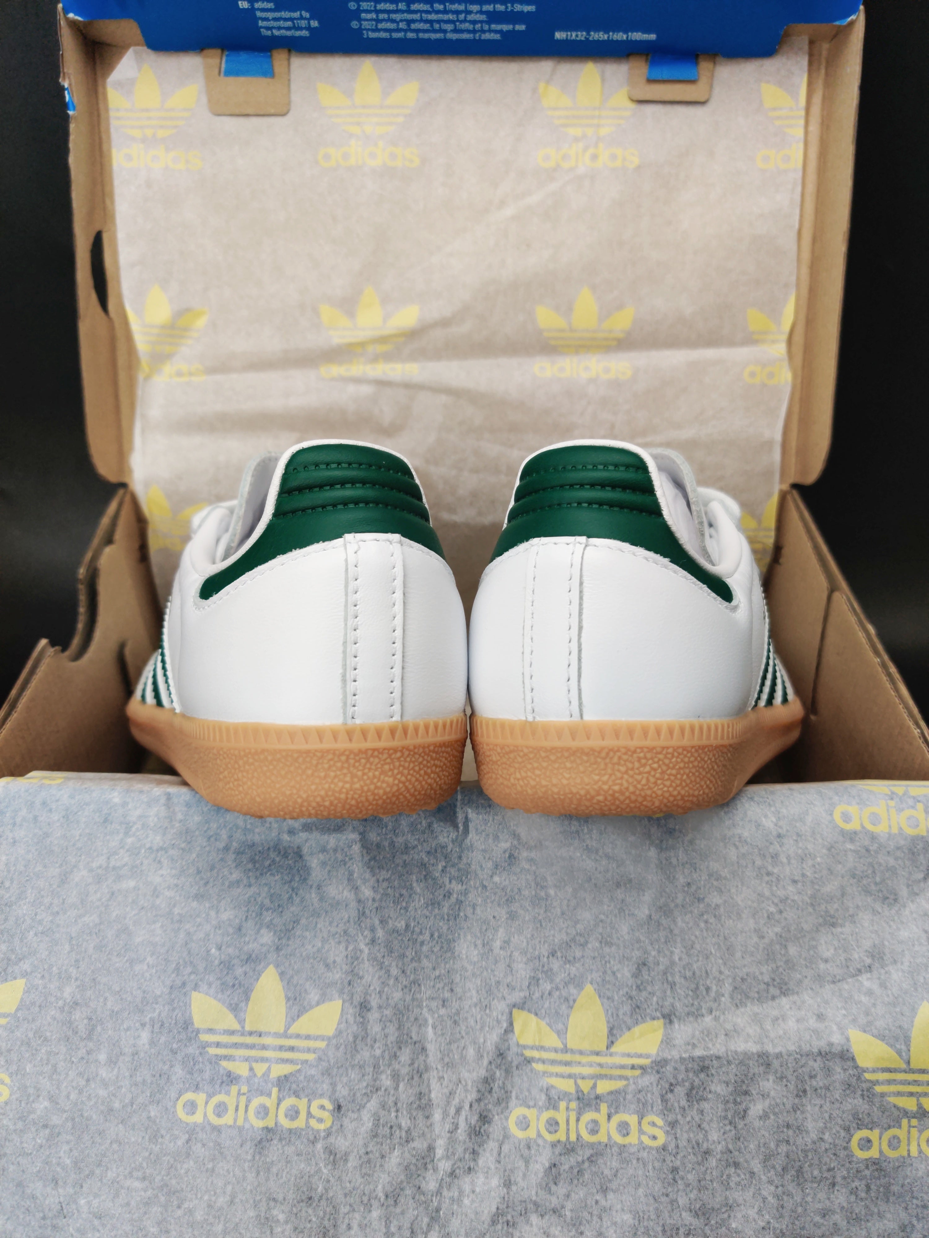 adidas Samba OG 'Cloud White/Collegiate Green'