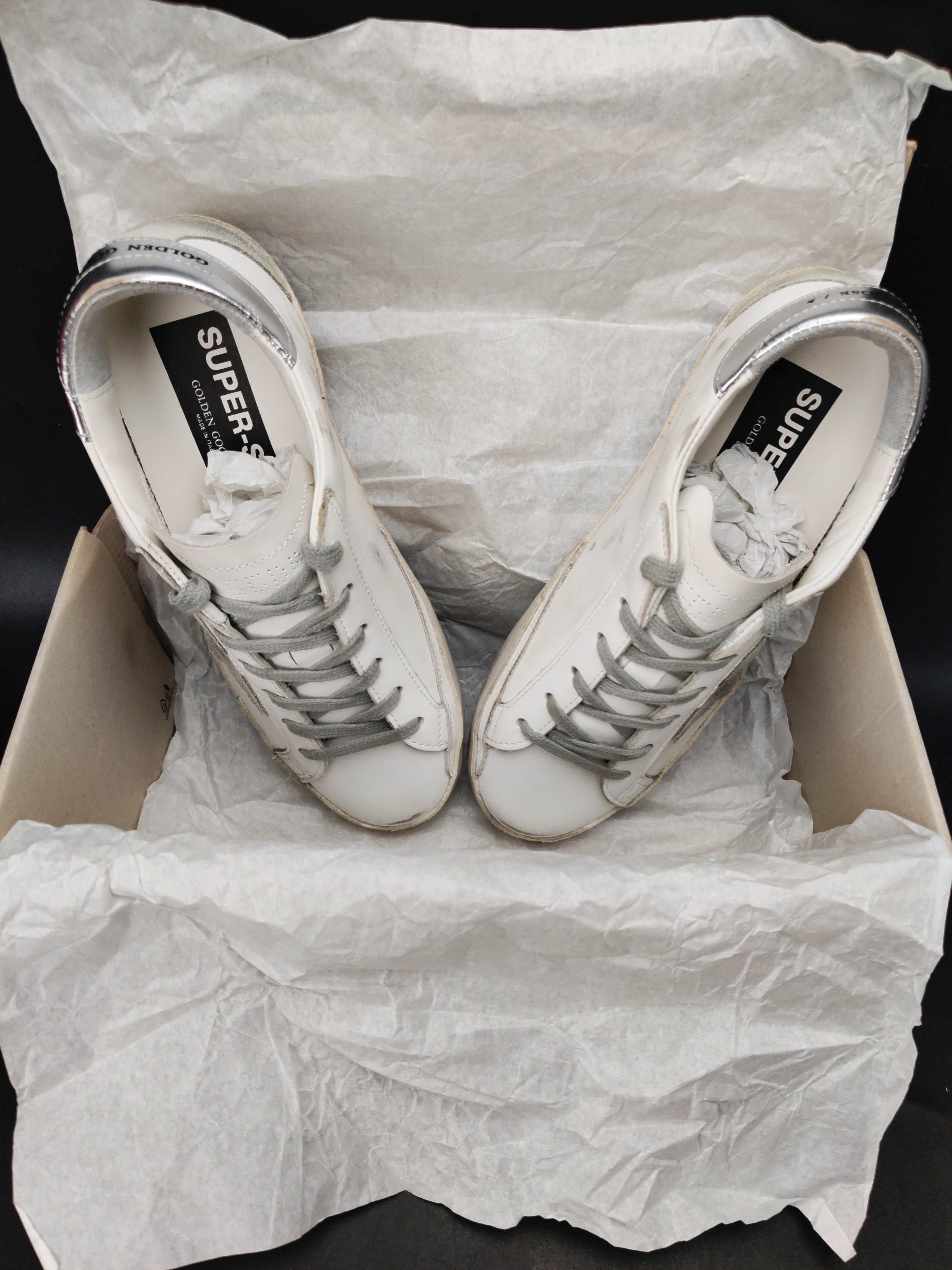 Golden Goose Superstar 'White Ice Silver'