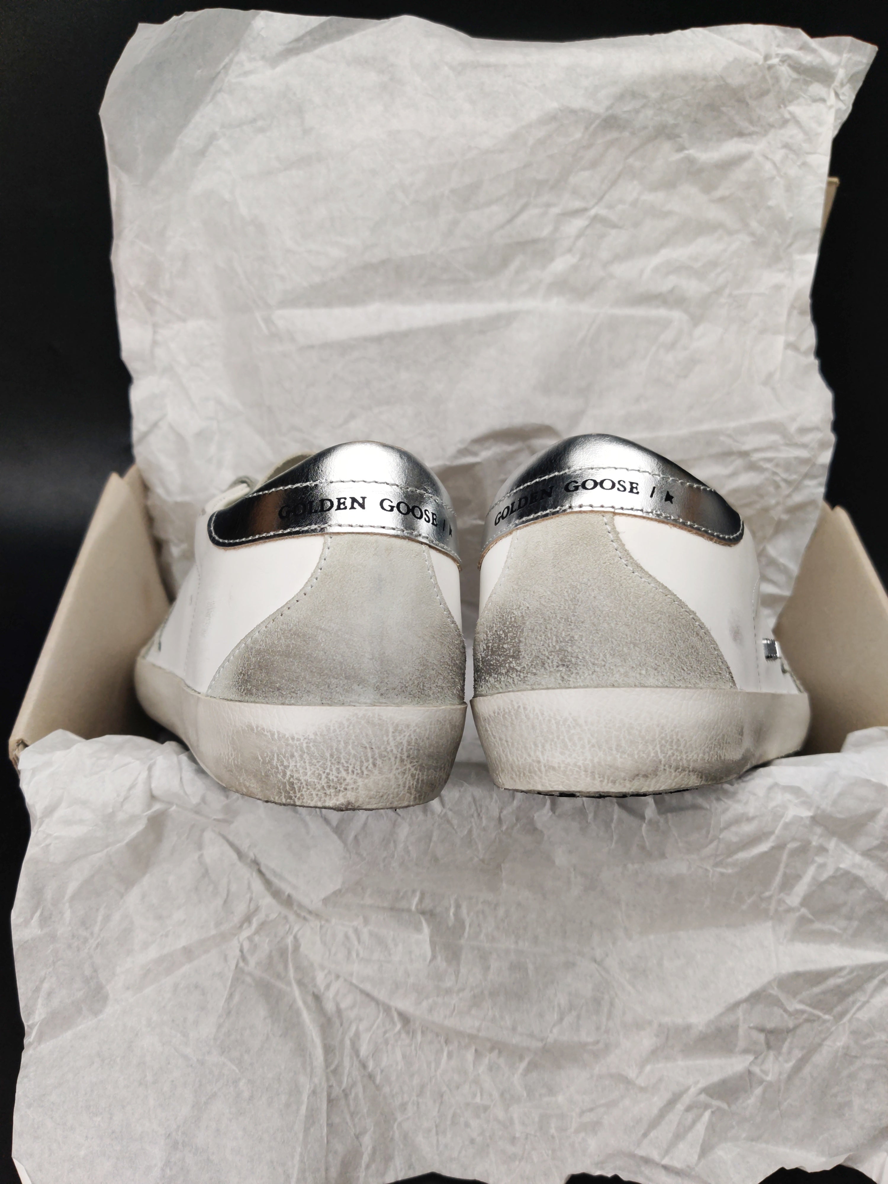 Golden Goose Super-Star 'White Ice Silver' (W)