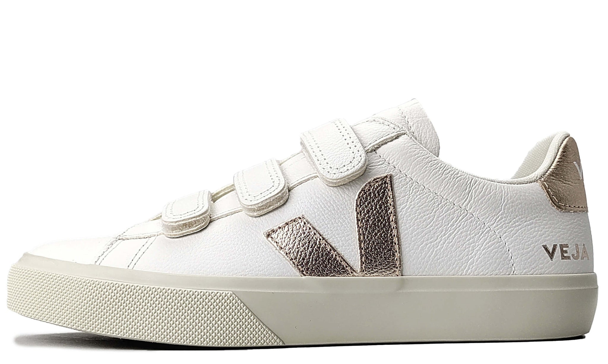 Leather White Platine Veja Leather V Trainers Extra White Platine