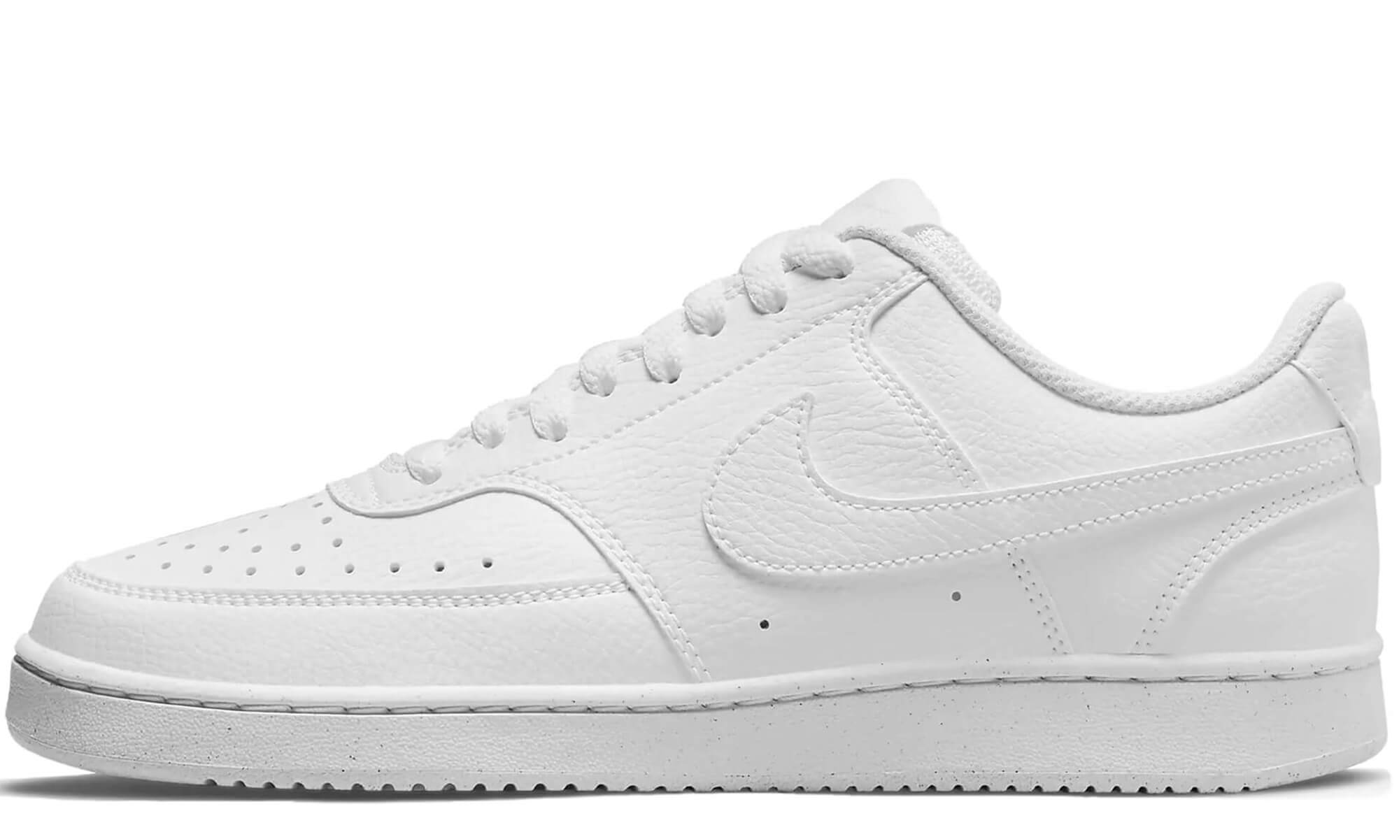 Nike Court Vision Low Next Nature ’Triple White' (W)