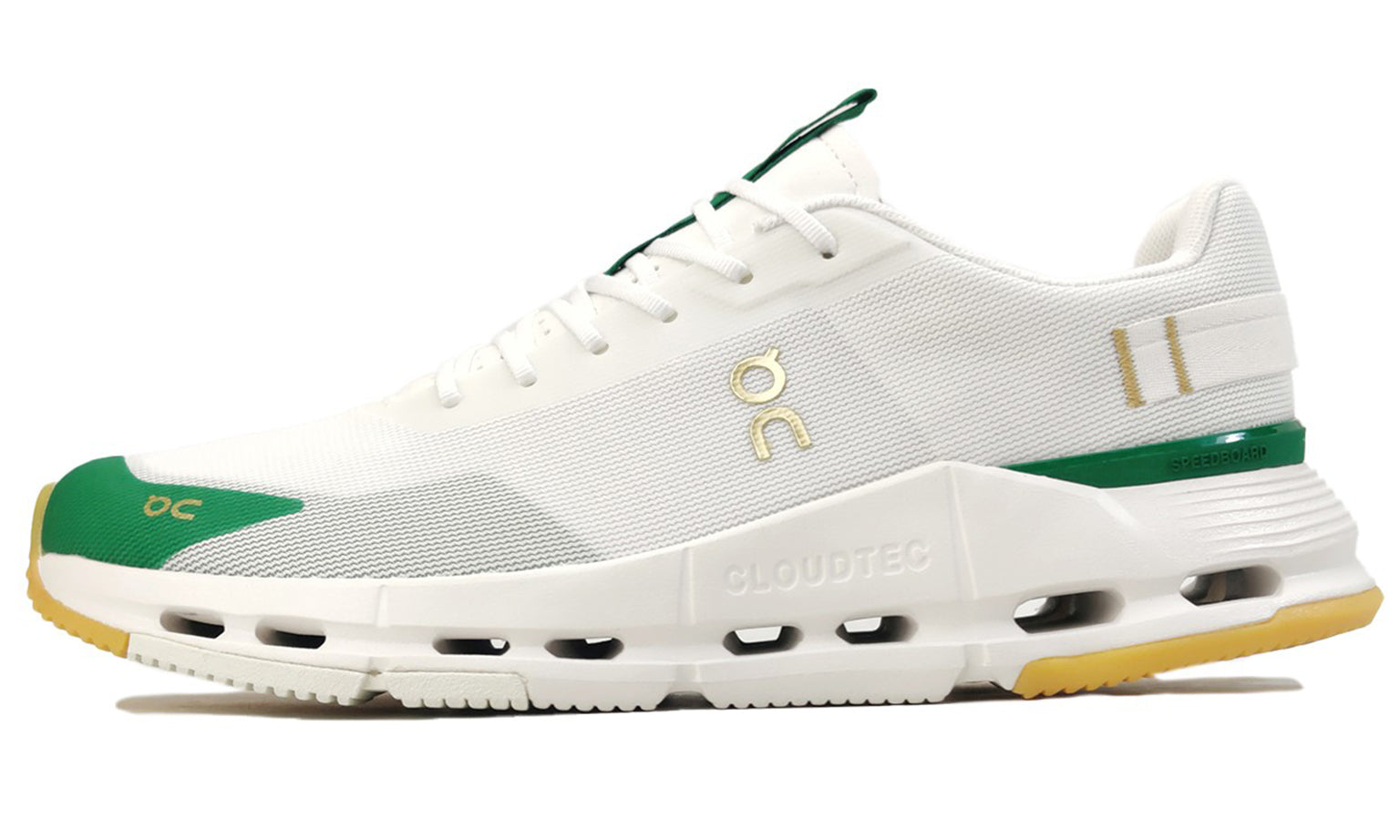 On Cloudnova Form ’White/Abundant Green’ (W) - Main Image