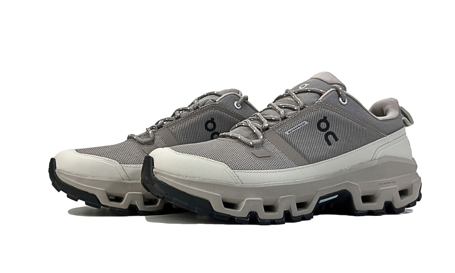 On Cloudrock Low Waterproof 'Cinder Fog'