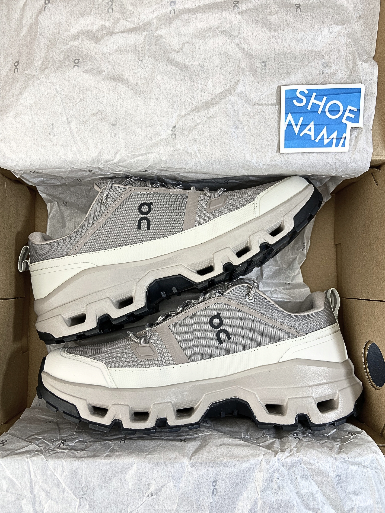 On Cloudrock Low Waterproof 'Cinder Fog'