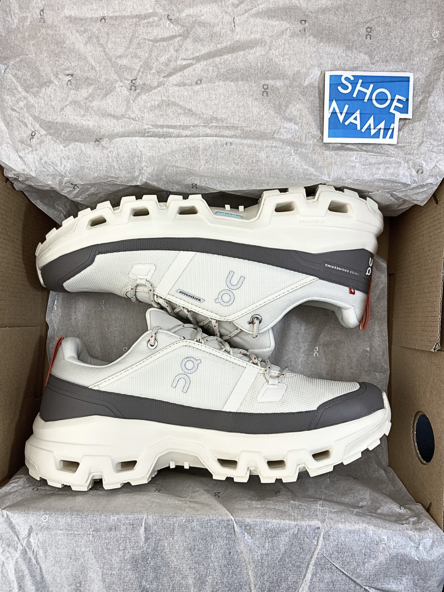 On Cloudrock Low Waterproof 'Ivory'