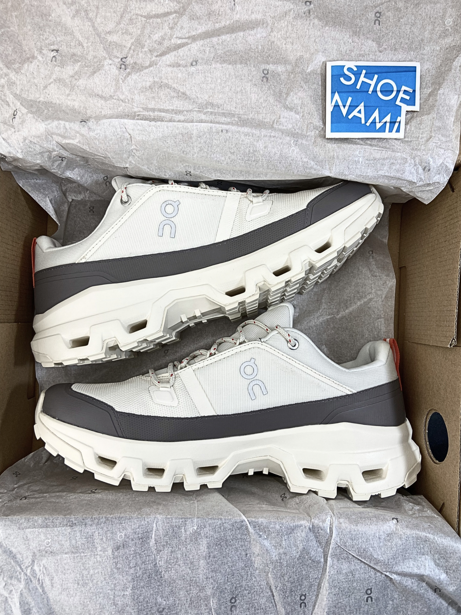 On Cloudrock Low Waterproof 'Ivory'