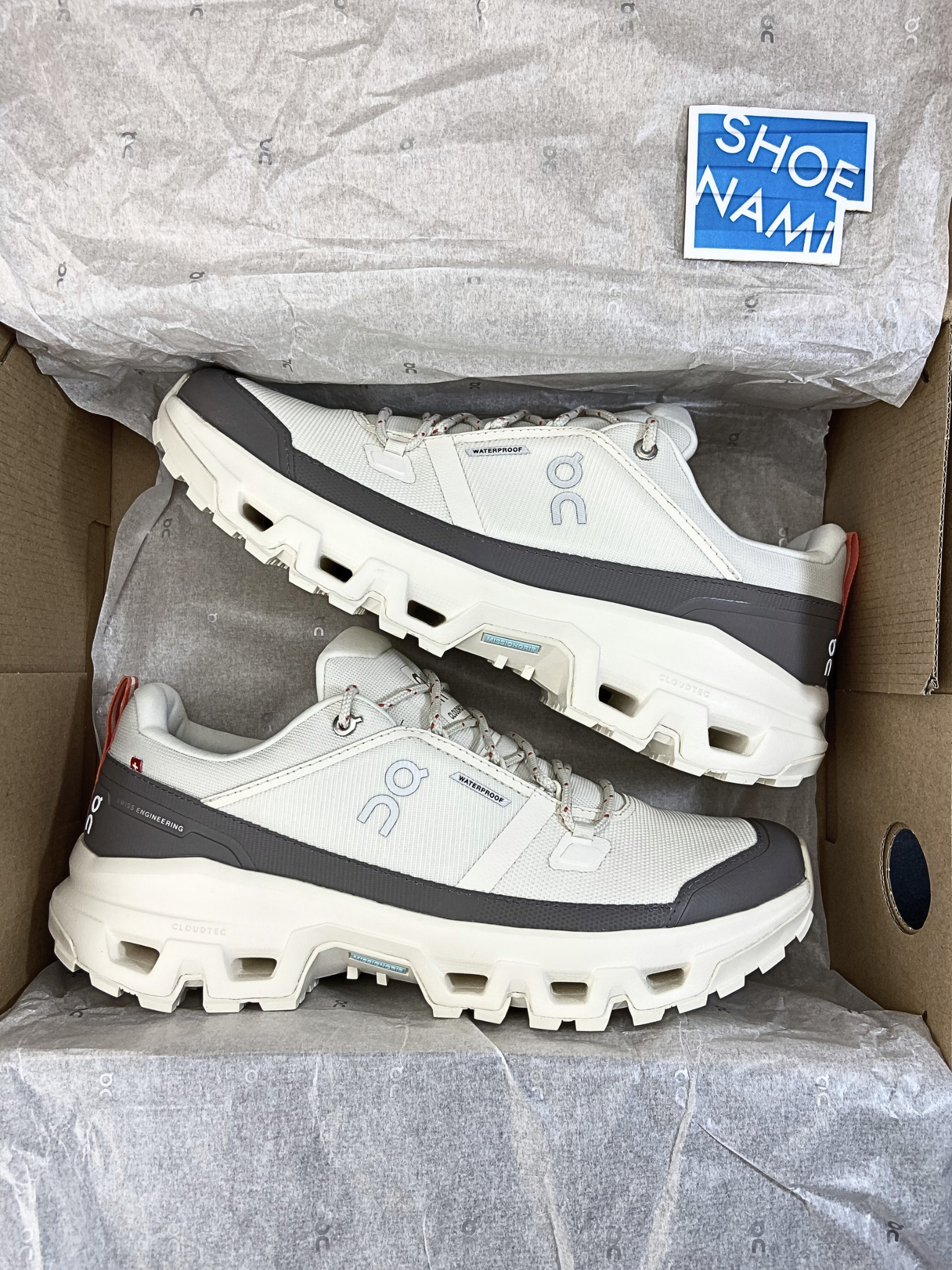 On Cloudrock Low Waterproof 'Ivory'