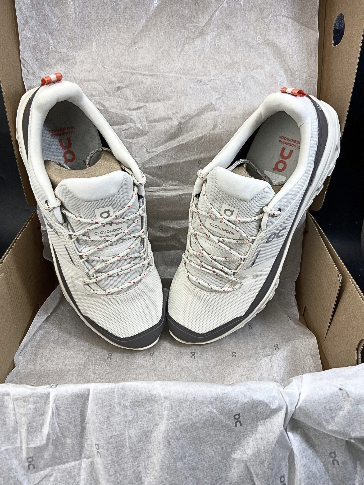 On Cloudrock Low Waterproof 'Ivory'