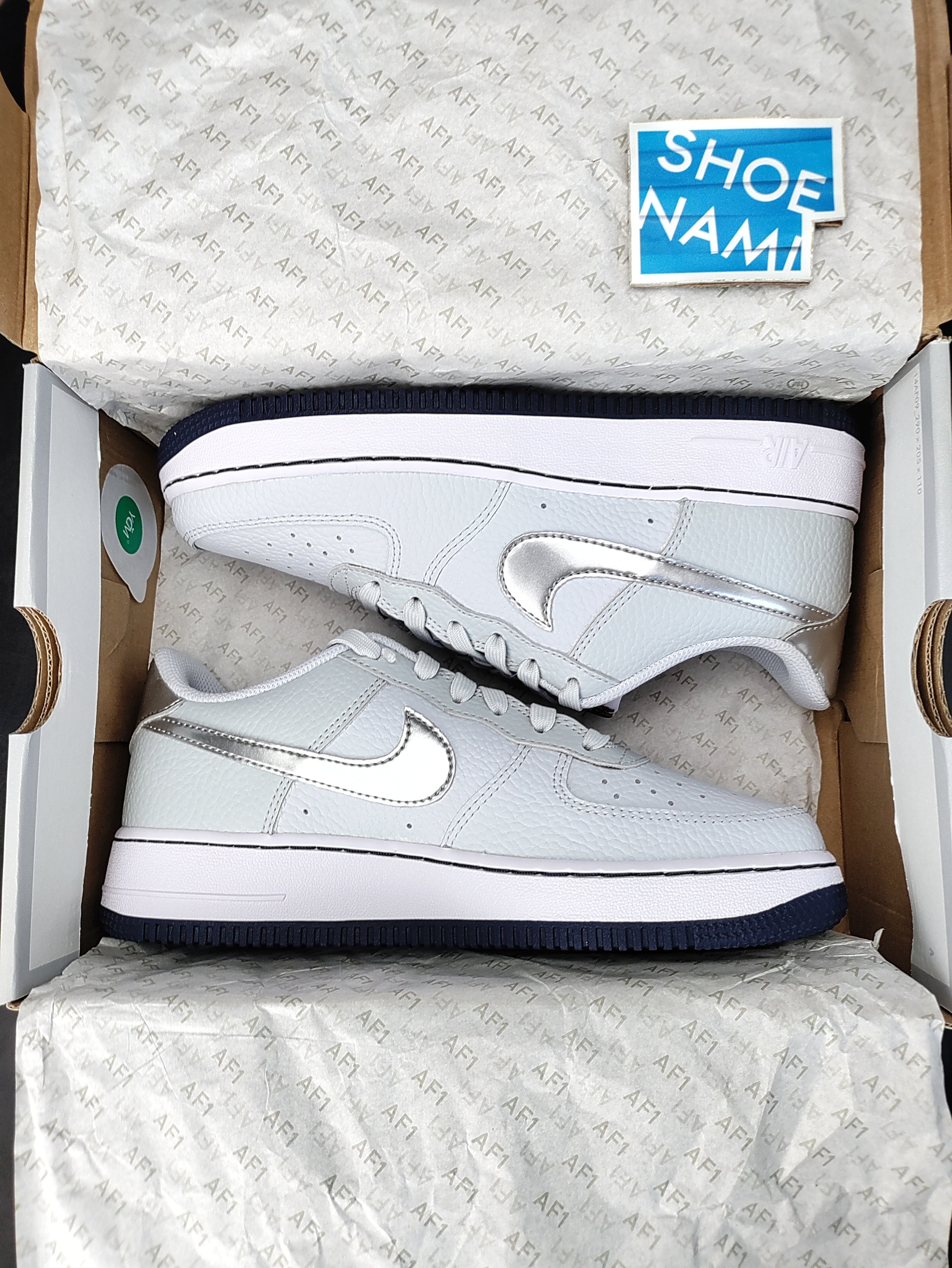 Nike Air Force 1 (GS) 'Pure Platinum/Barely Grape'