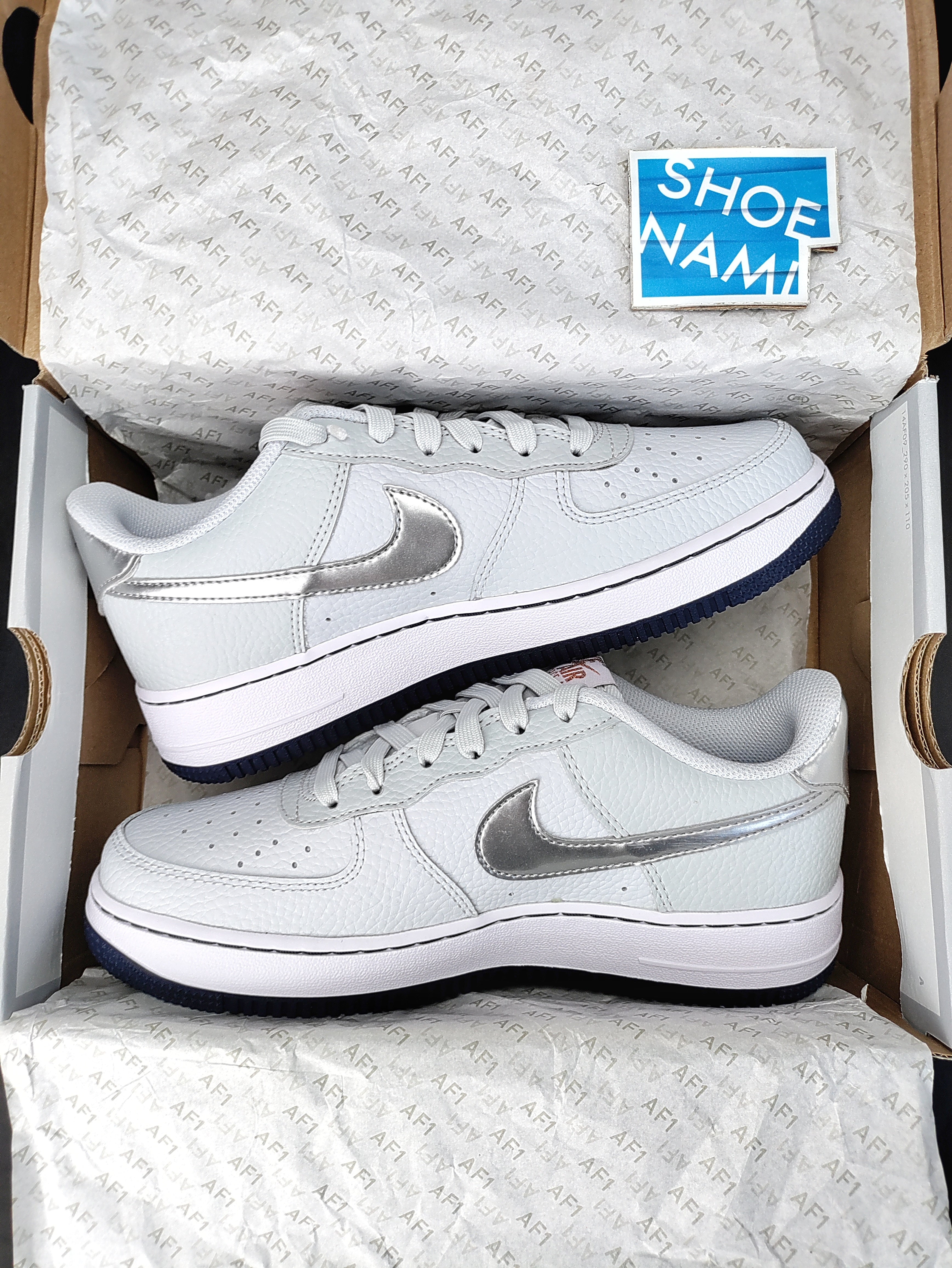 Nike Air Force 1 (GS) 'Pure Platinum/Barely Grape'