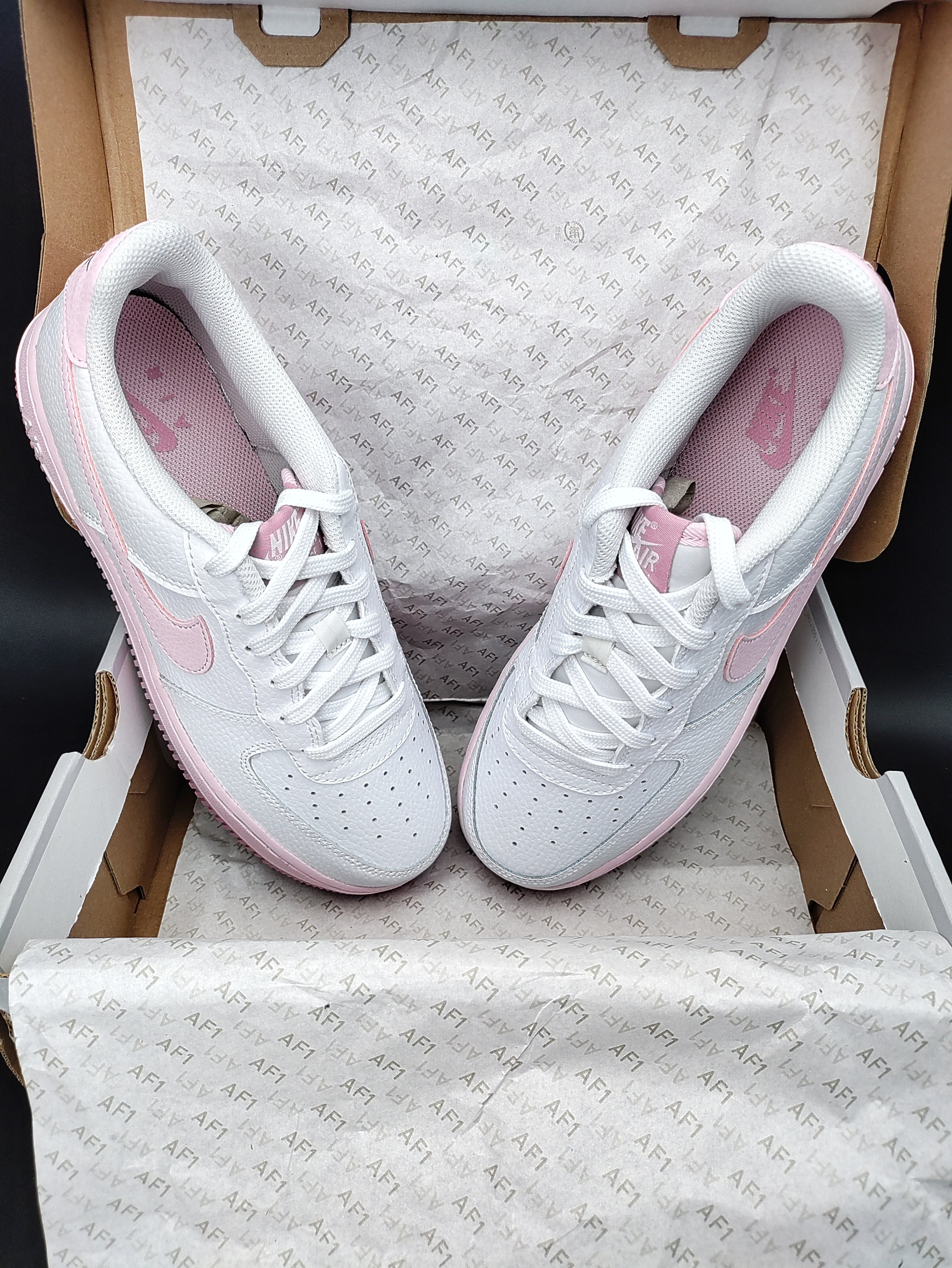 Nike Air Force 1 (GS) 'White/Pink Foam'