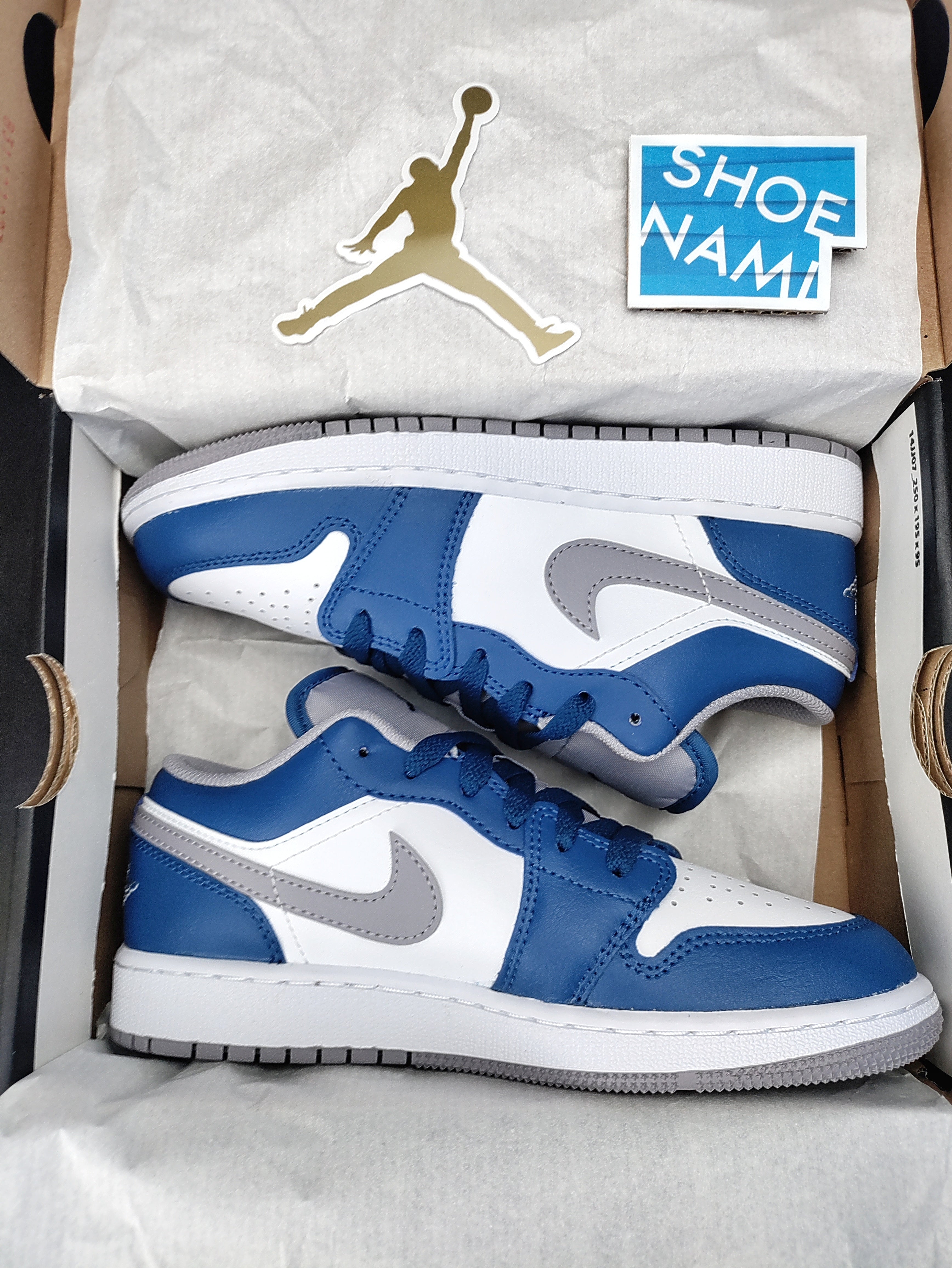 Air Jordan 1 Low (GS) 'True Blue'